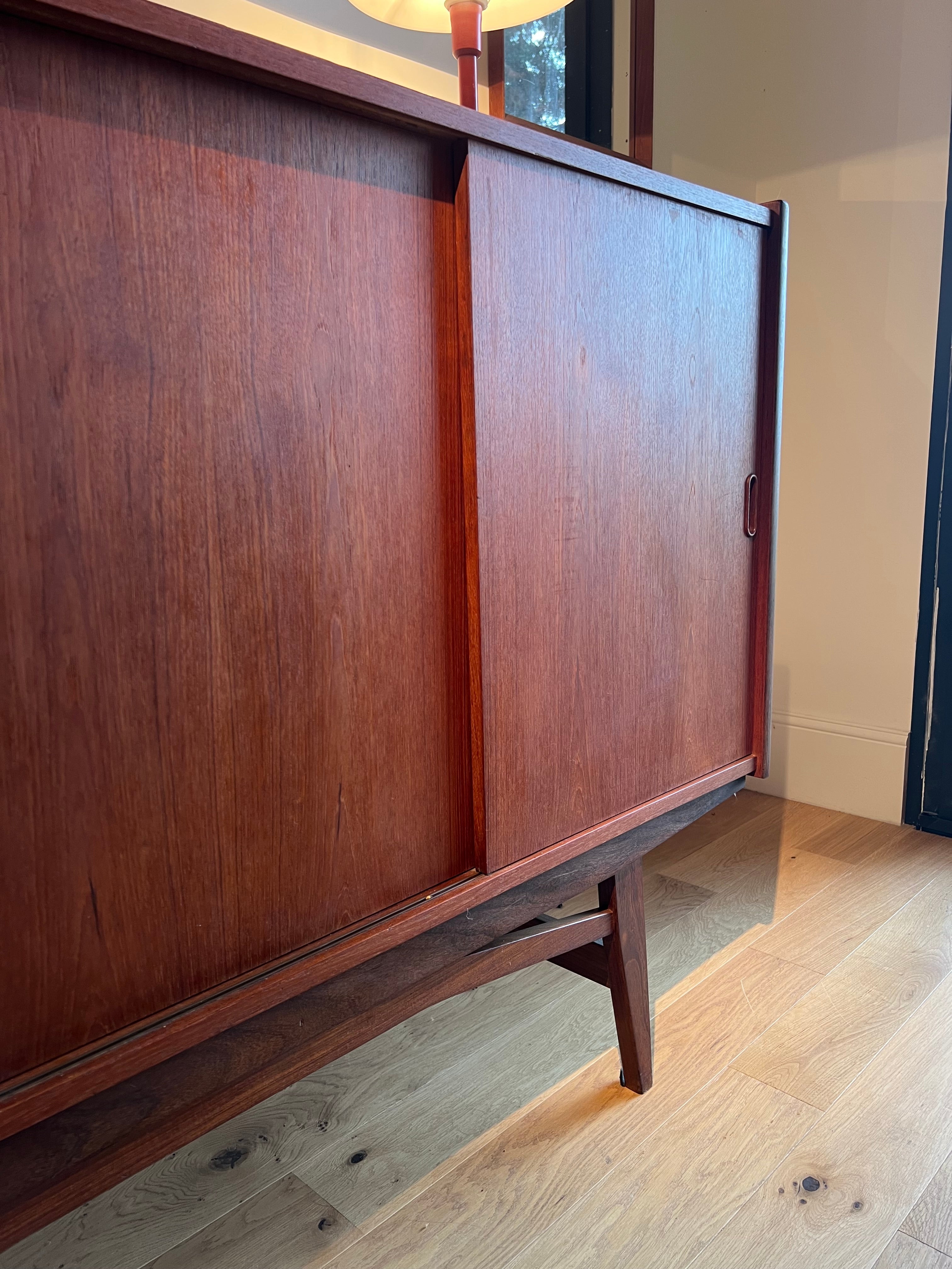 Enfilade scandinave vintage en teck "Bertil"