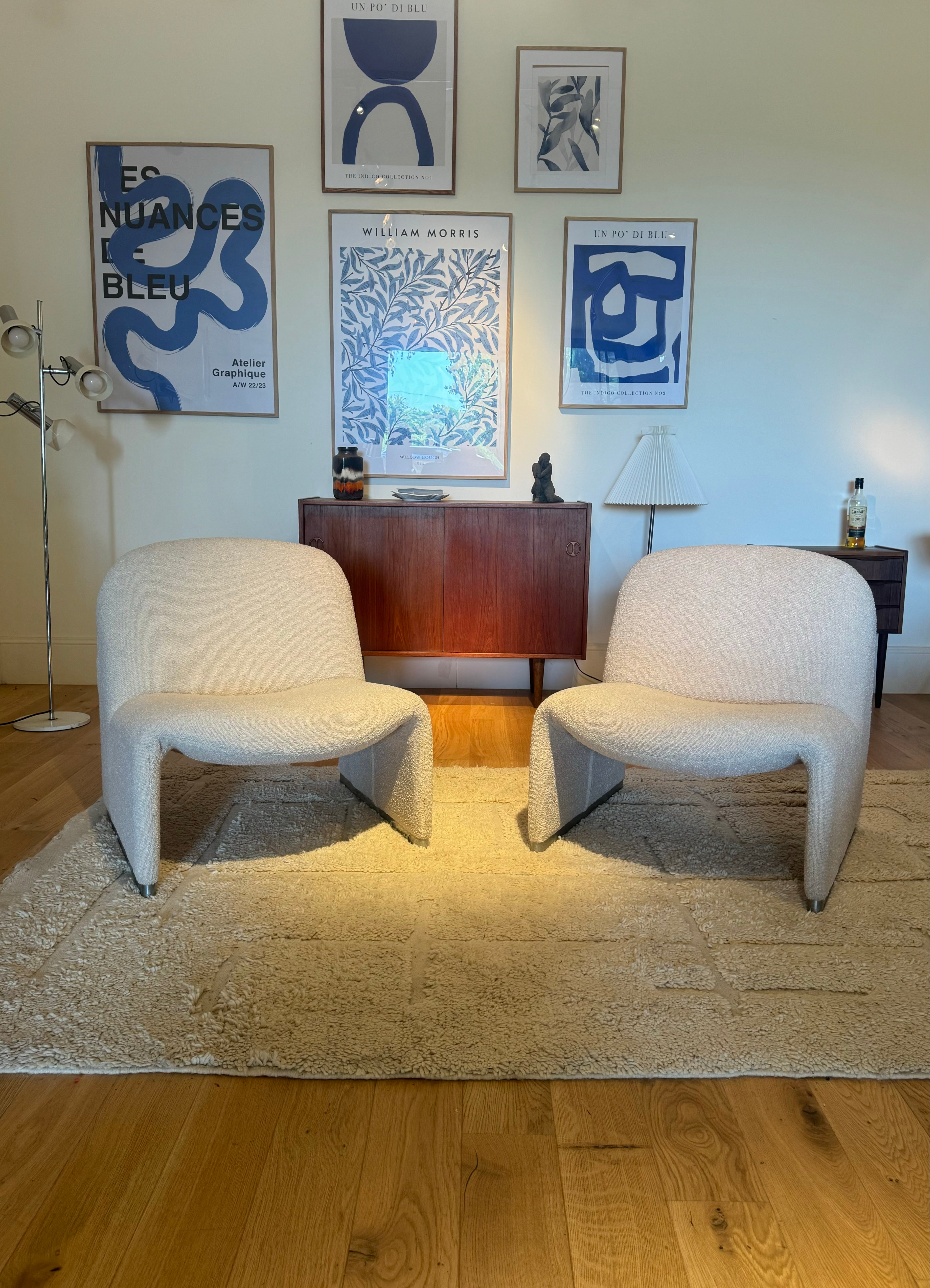 Paire de fauteuils design vintage Alky de Giancarlo Piretti pour Castelli