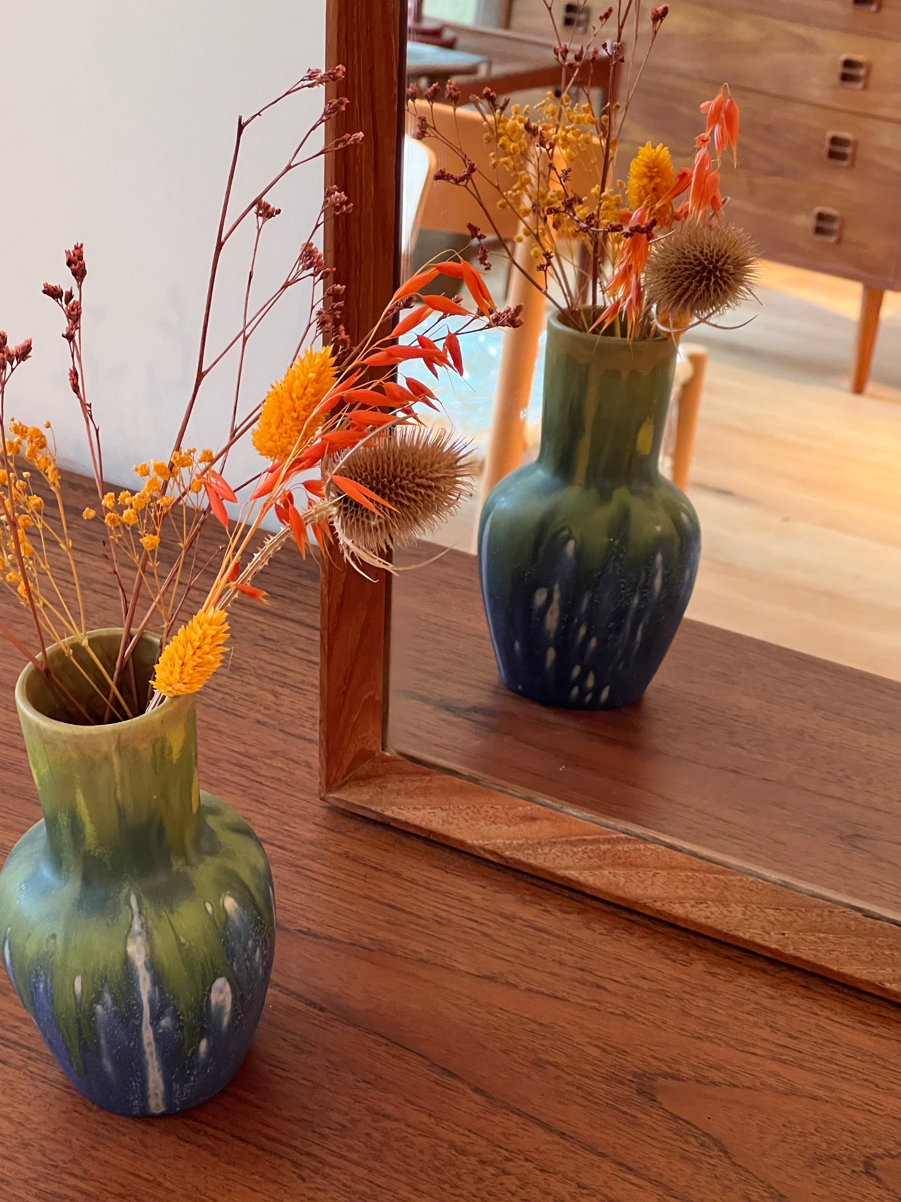 Miroir scandinave vintage "Eliad" - Année 60