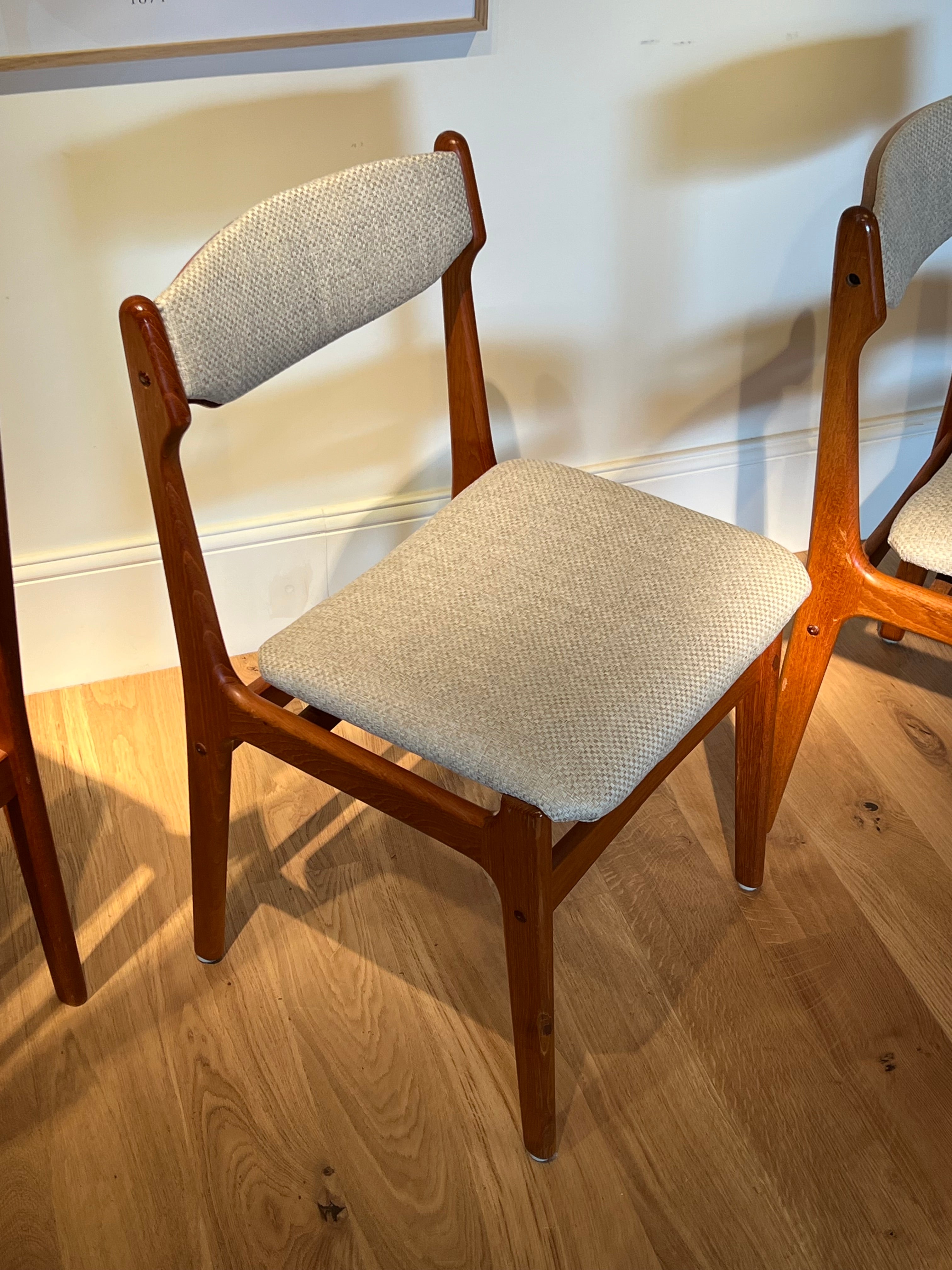 Chaise scandinave vintage en chêne « Irma » (2 disponibles)