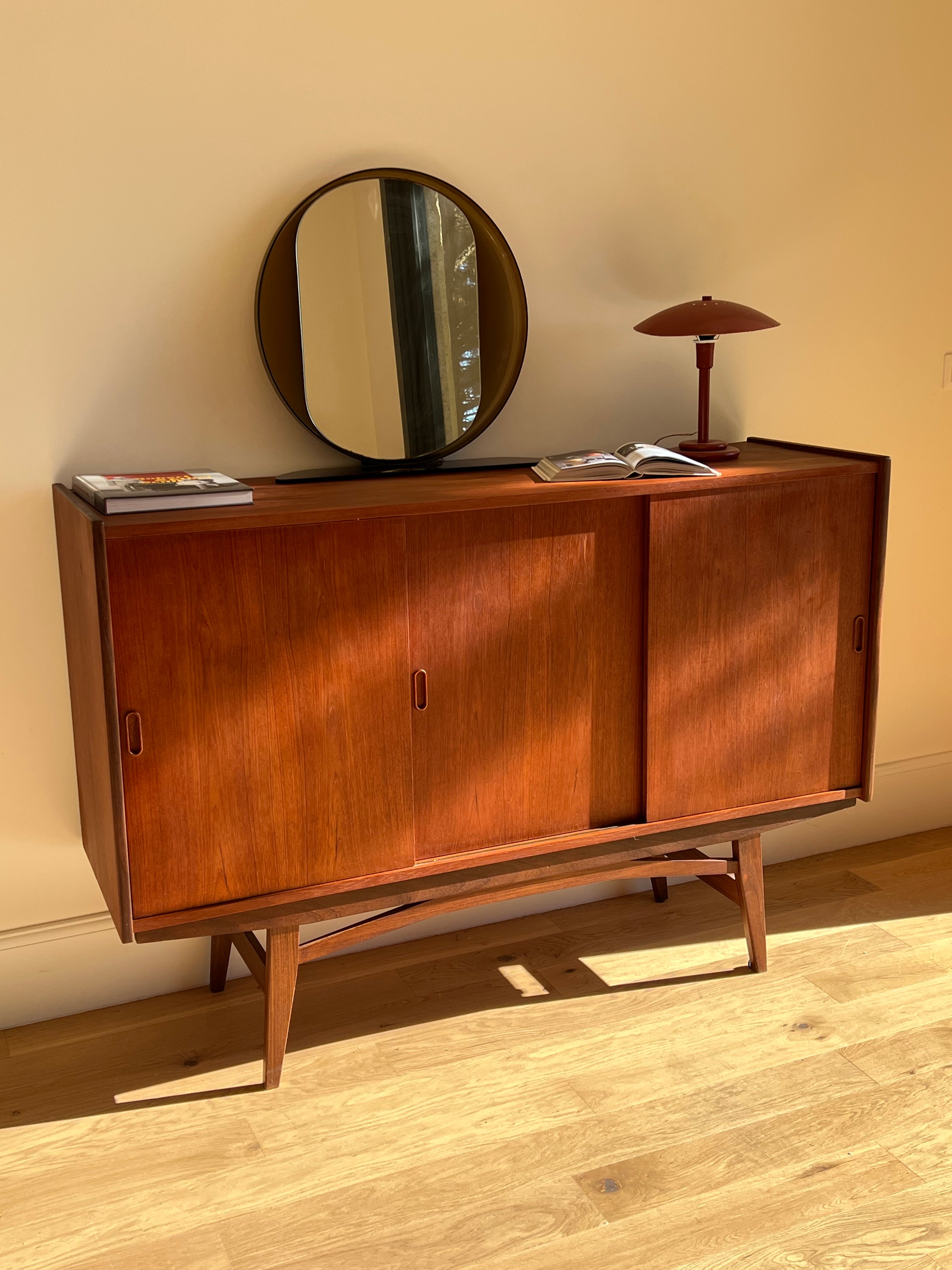 Enfilade scandinave vintage en teck "Bertil"