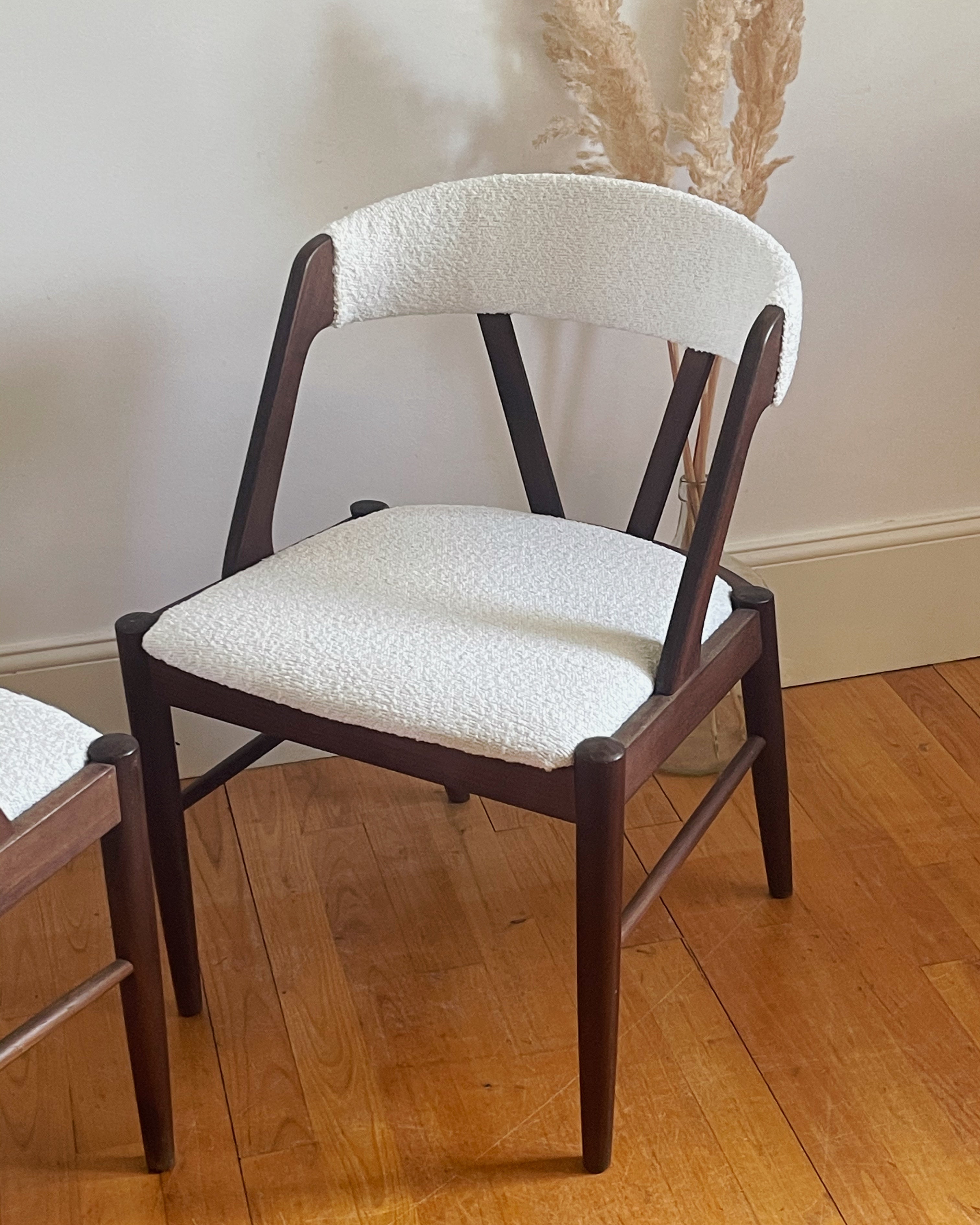 Paire de chaises scandinaves vintage « Kirsa »