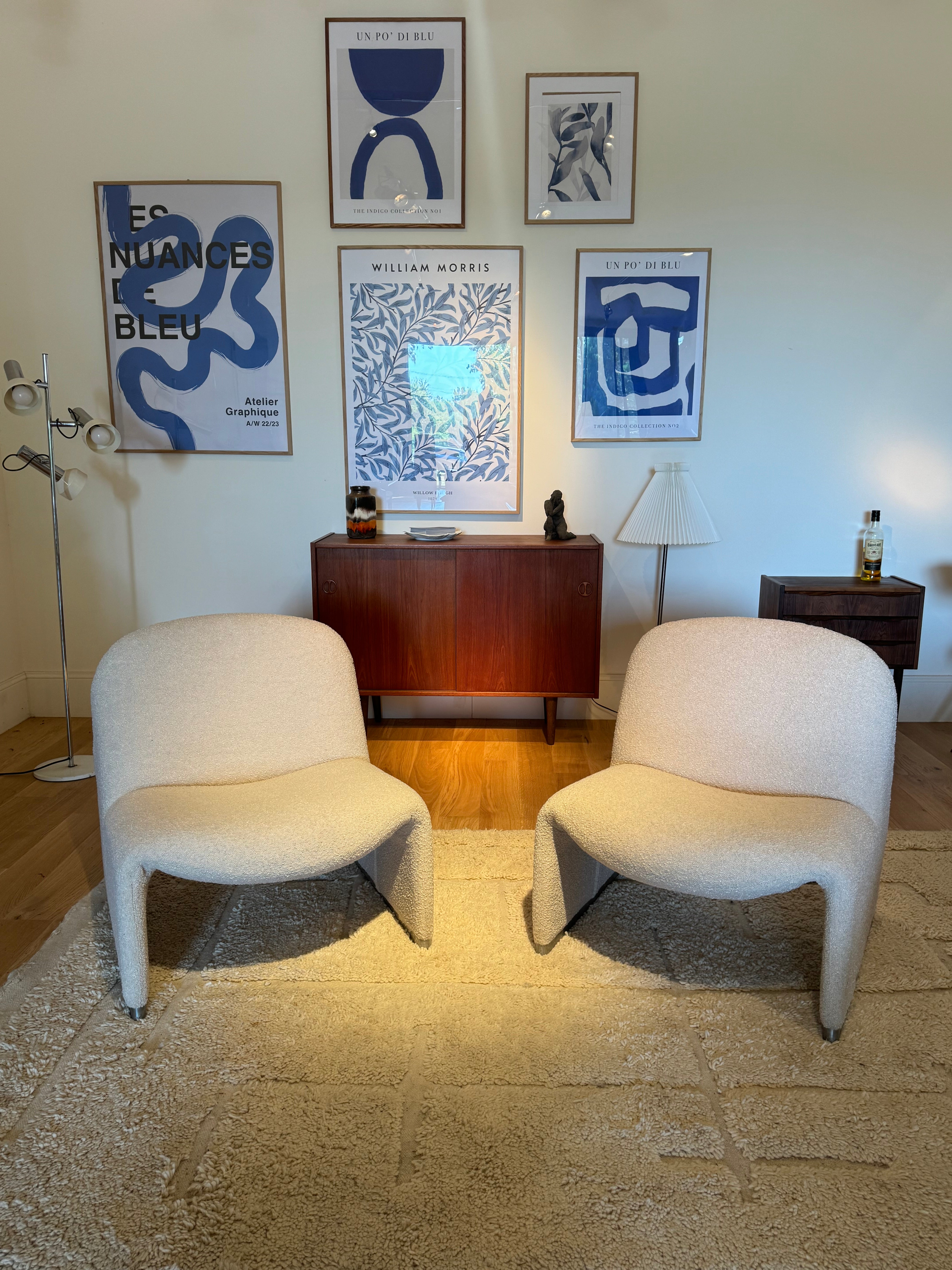 Paire de fauteuils design vintage Alky de Giancarlo Piretti pour Castelli