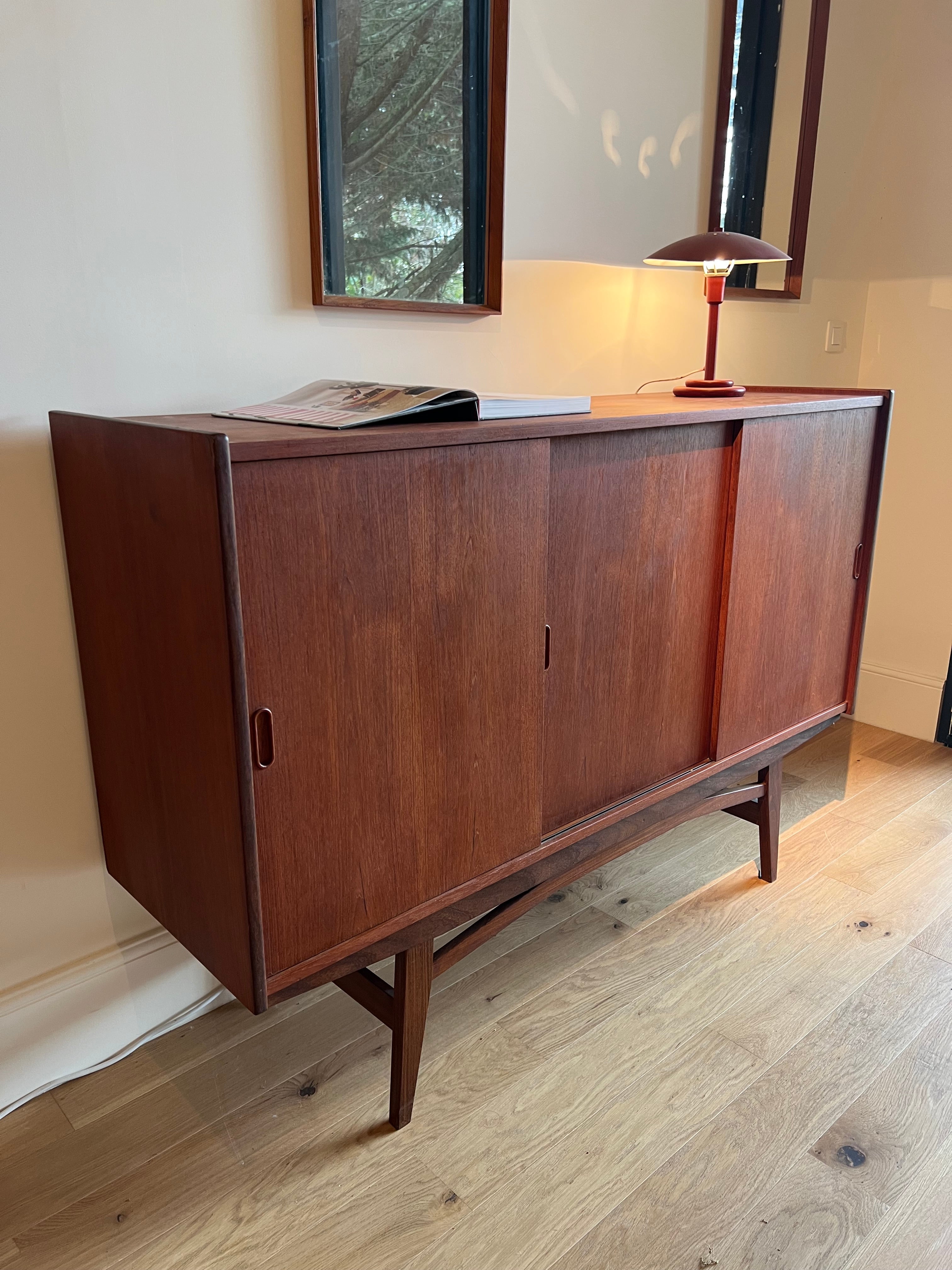 Enfilade scandinave vintage en teck "Bertil"