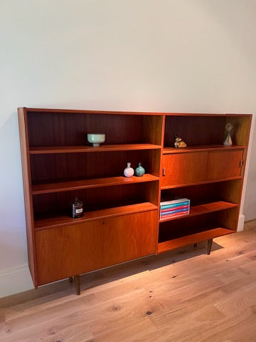 Bibliothèque scandinave vintage en teck "Astrid"