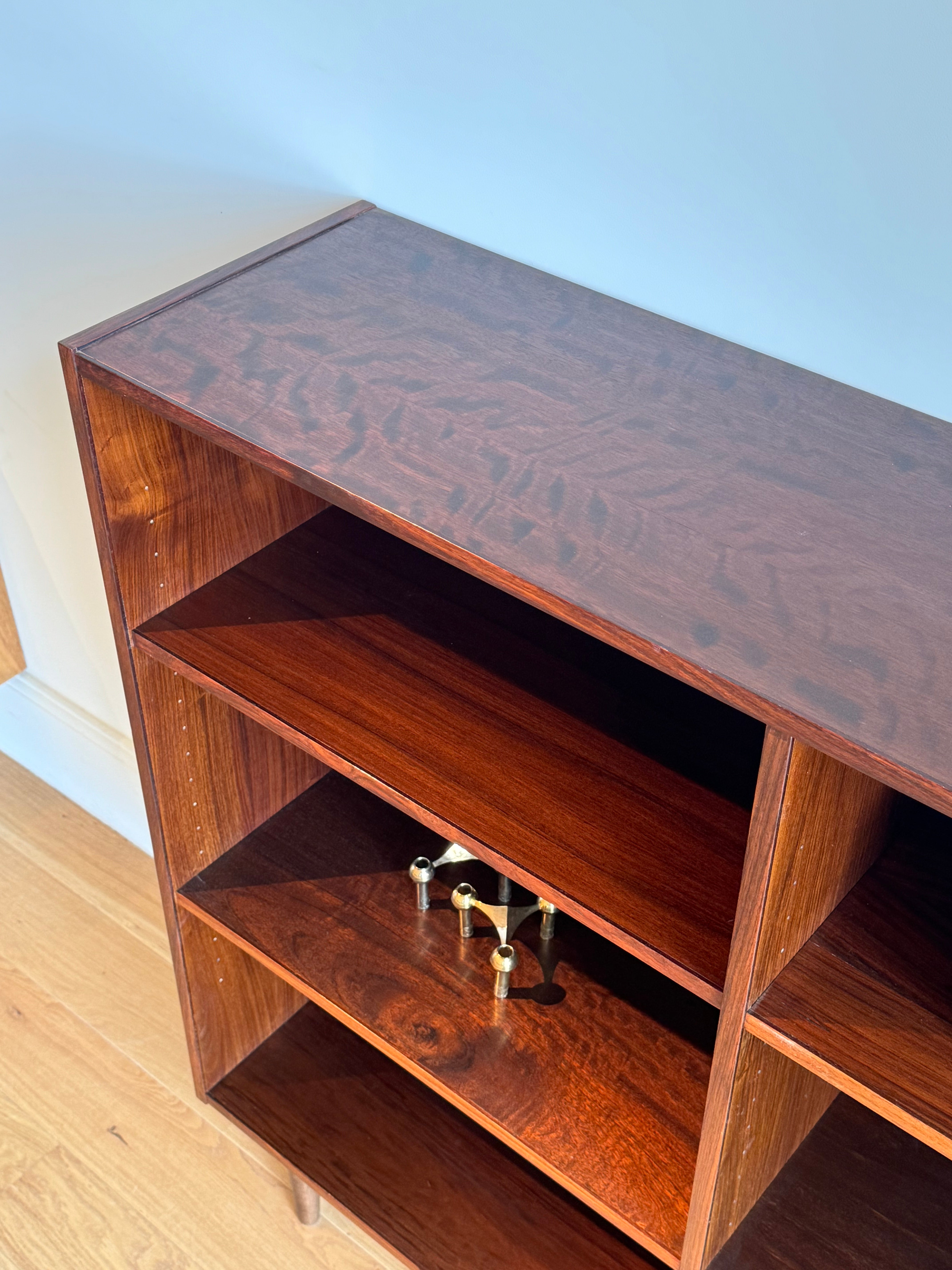 Bibliothèque scandinave vintage en palissandre "Alfred"