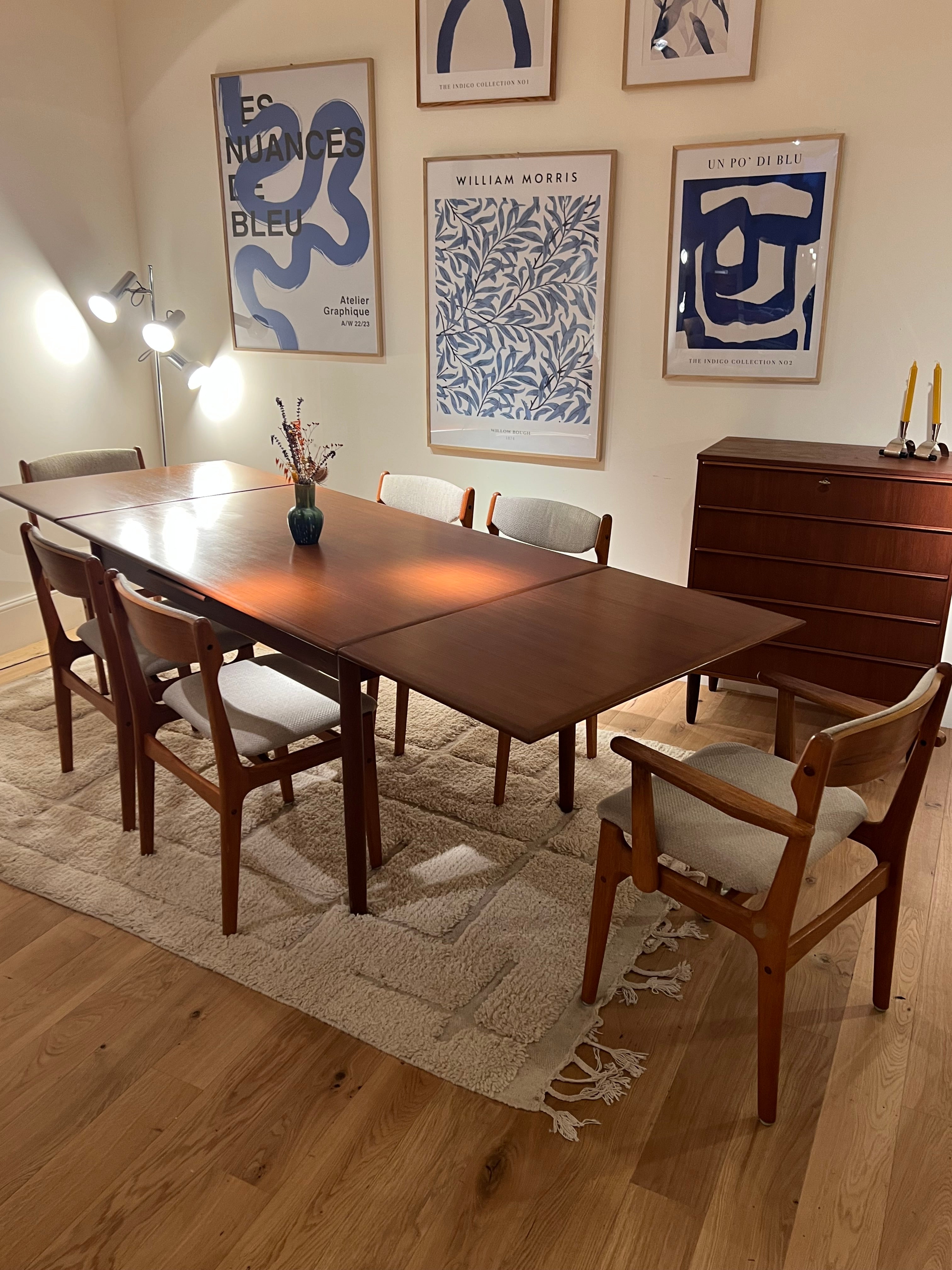 Chaise scandinave vintage en chêne « Irma » (2 disponibles)