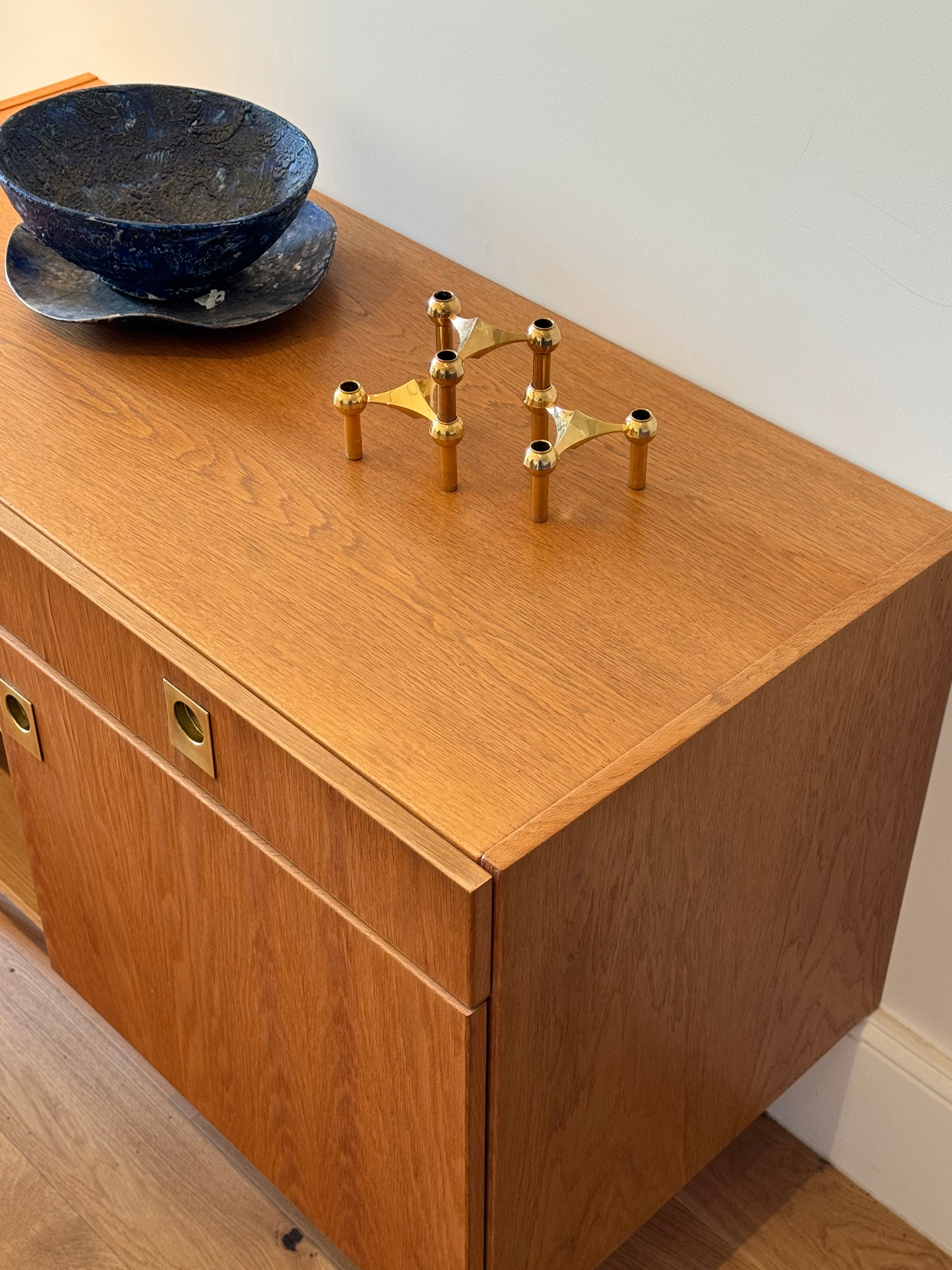 Enfilade scandinave vintage en chêne "Stina"