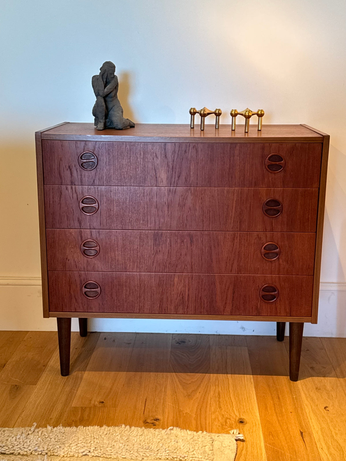 Commode scandinave vintage en teck "Asta"