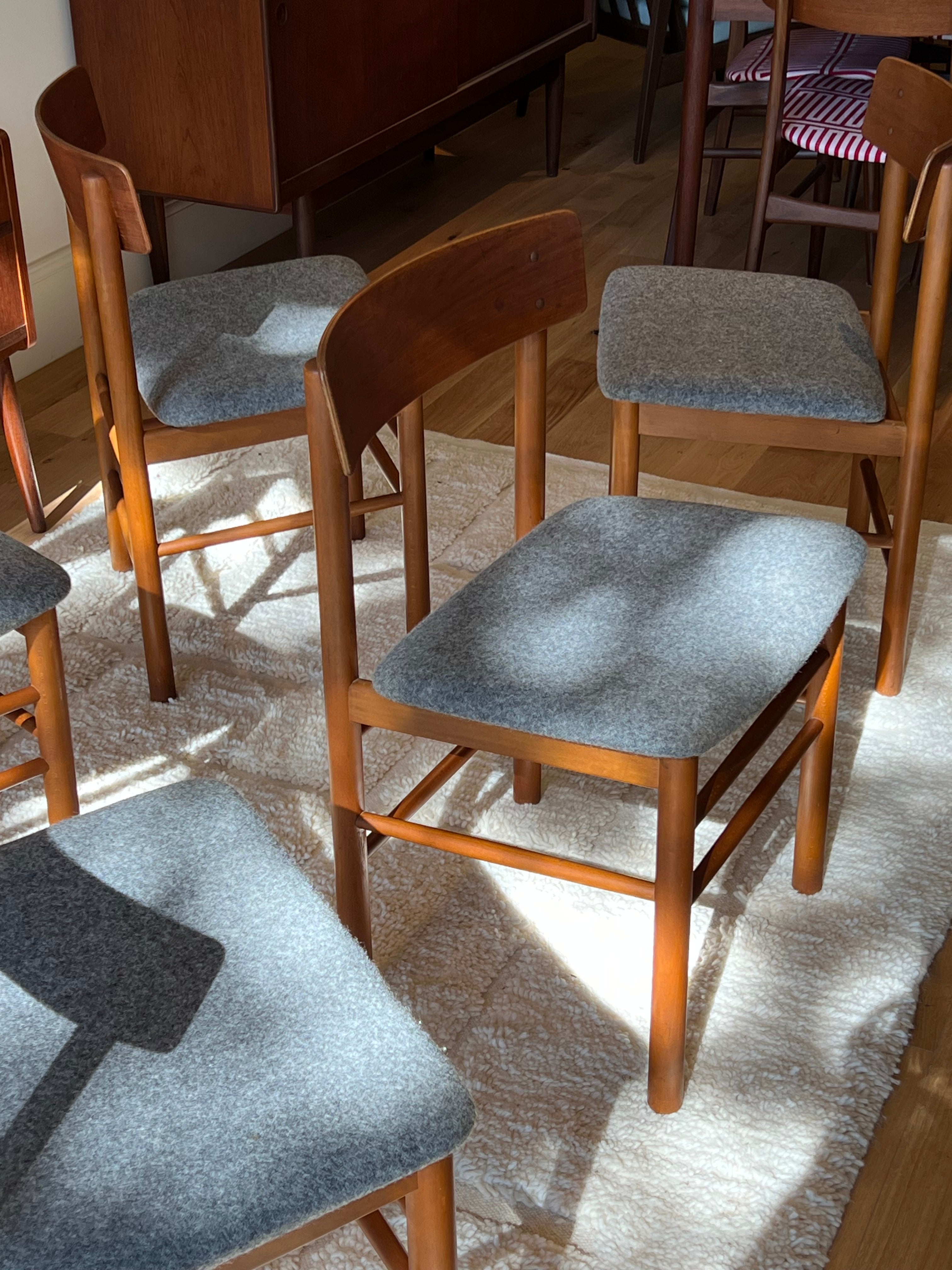 Chaise scandinave vintage en teck « Kirsa »