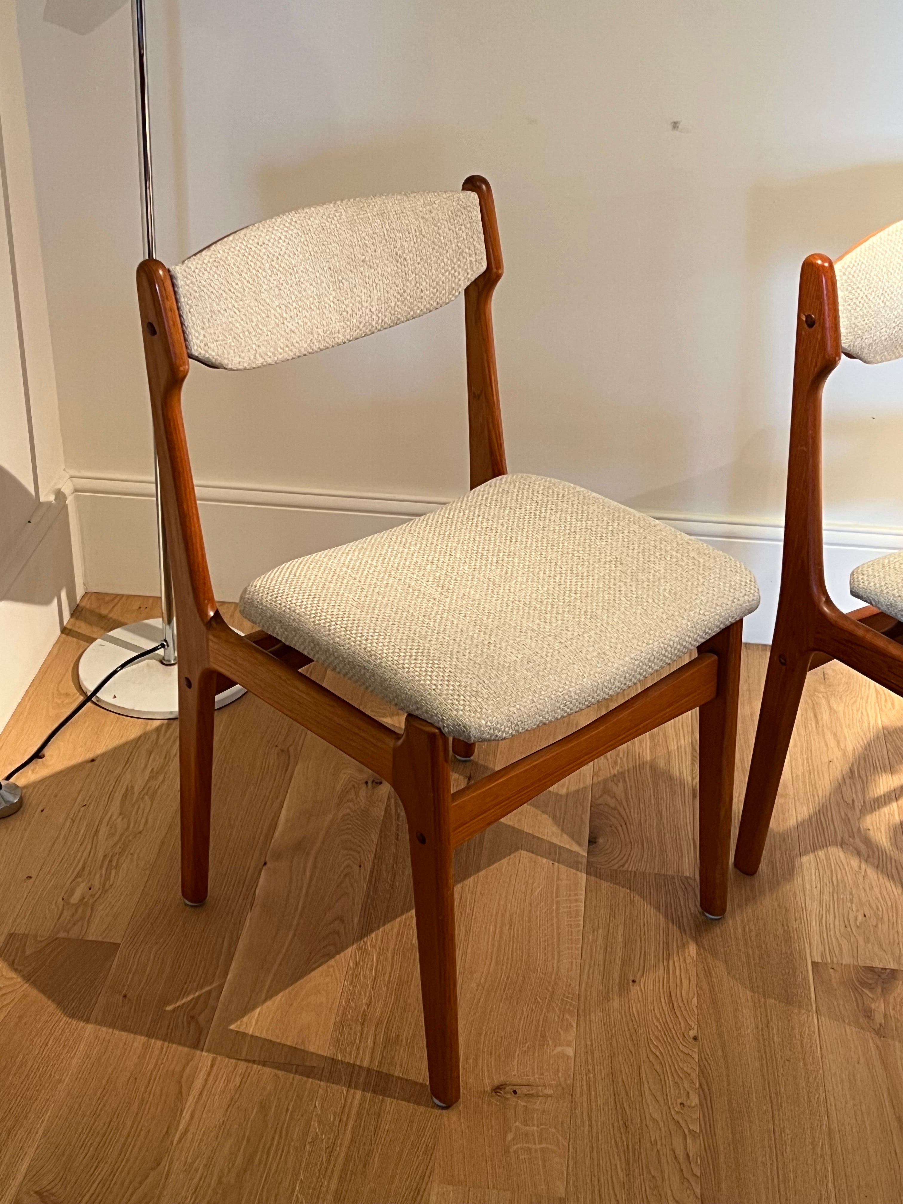 Chaise scandinave vintage en chêne « Irma » (2 disponibles)