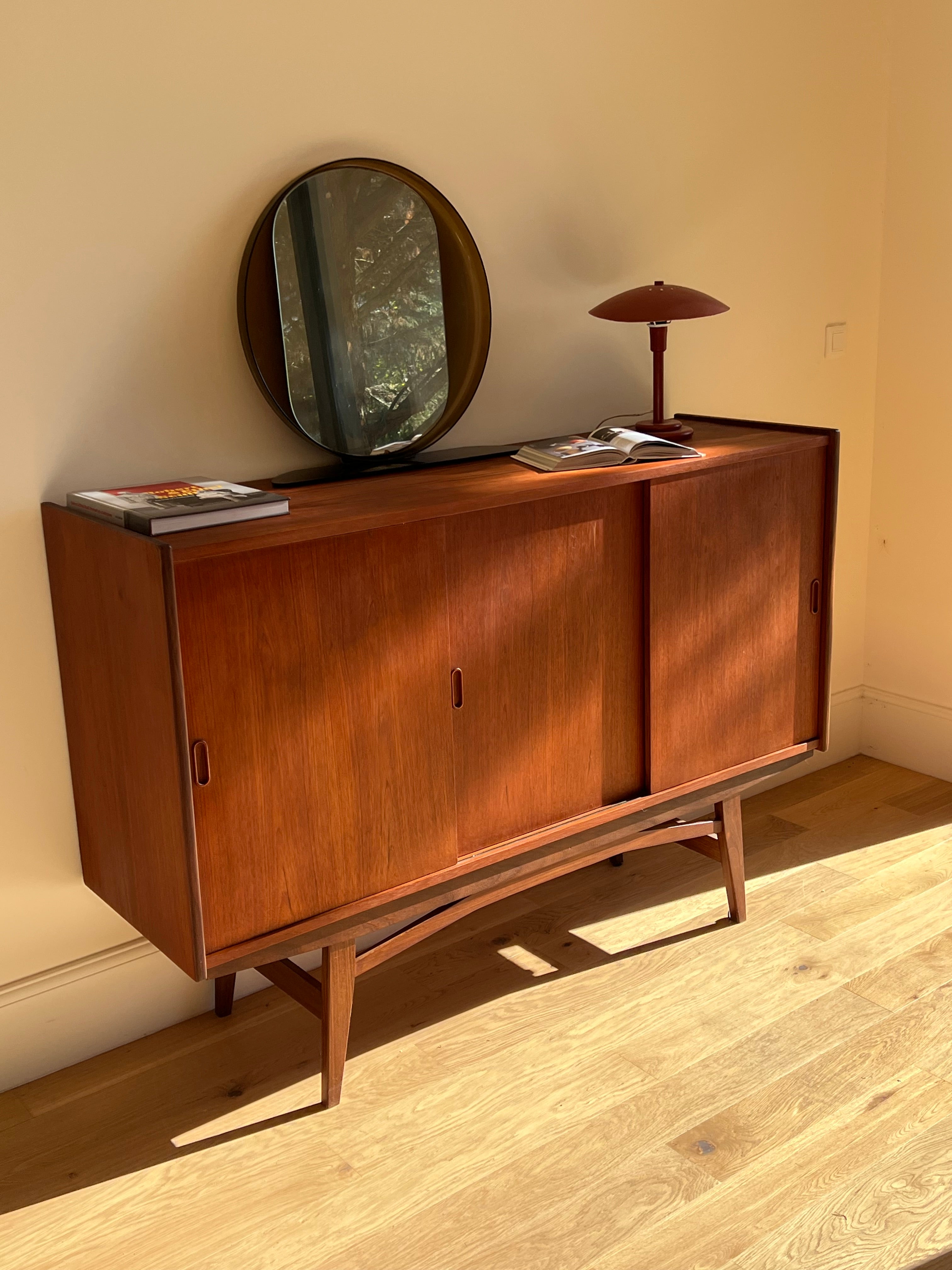 Enfilade scandinave vintage en teck "Bertil"