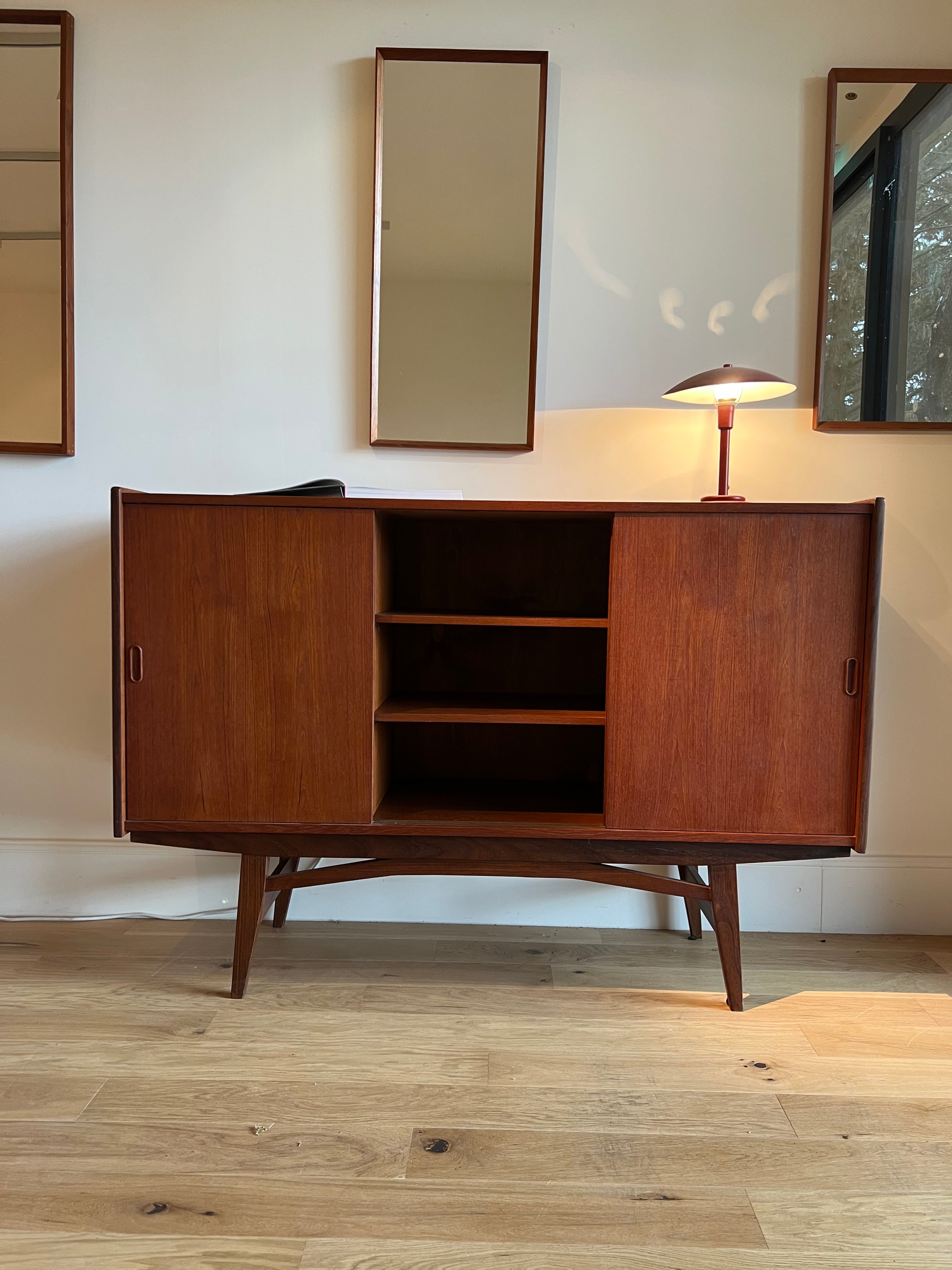 Enfilade scandinave vintage en teck "Bertil"