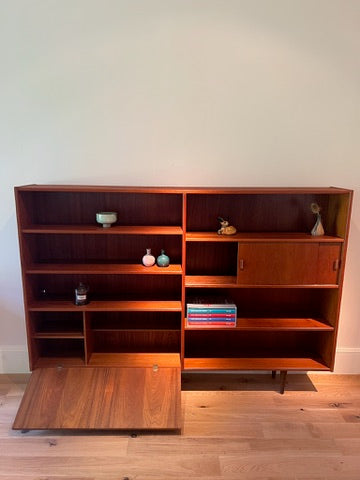 Bibliothèque scandinave vintage en teck "Astrid"