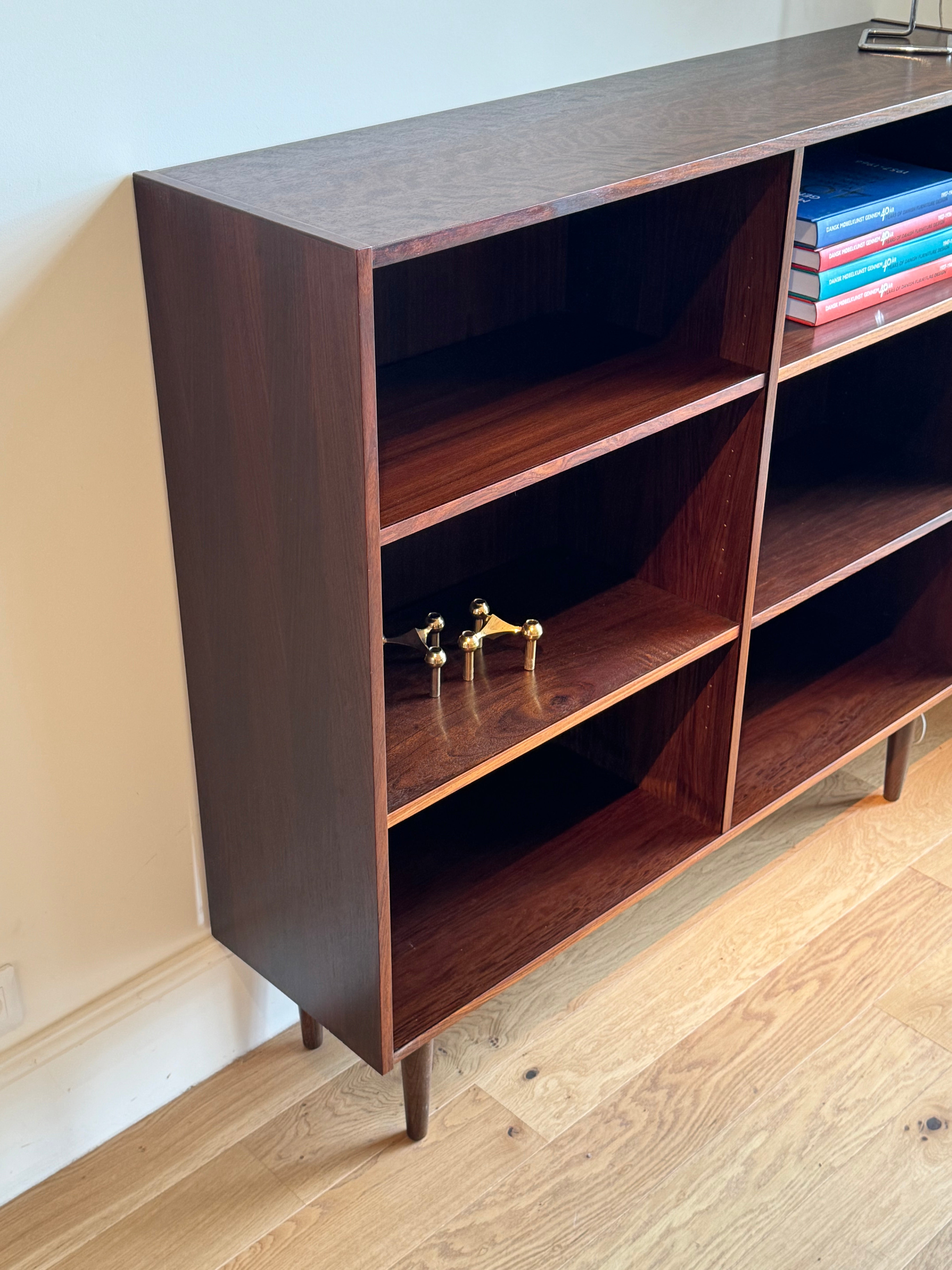 Bibliothèque scandinave vintage en palissandre "Alfred"