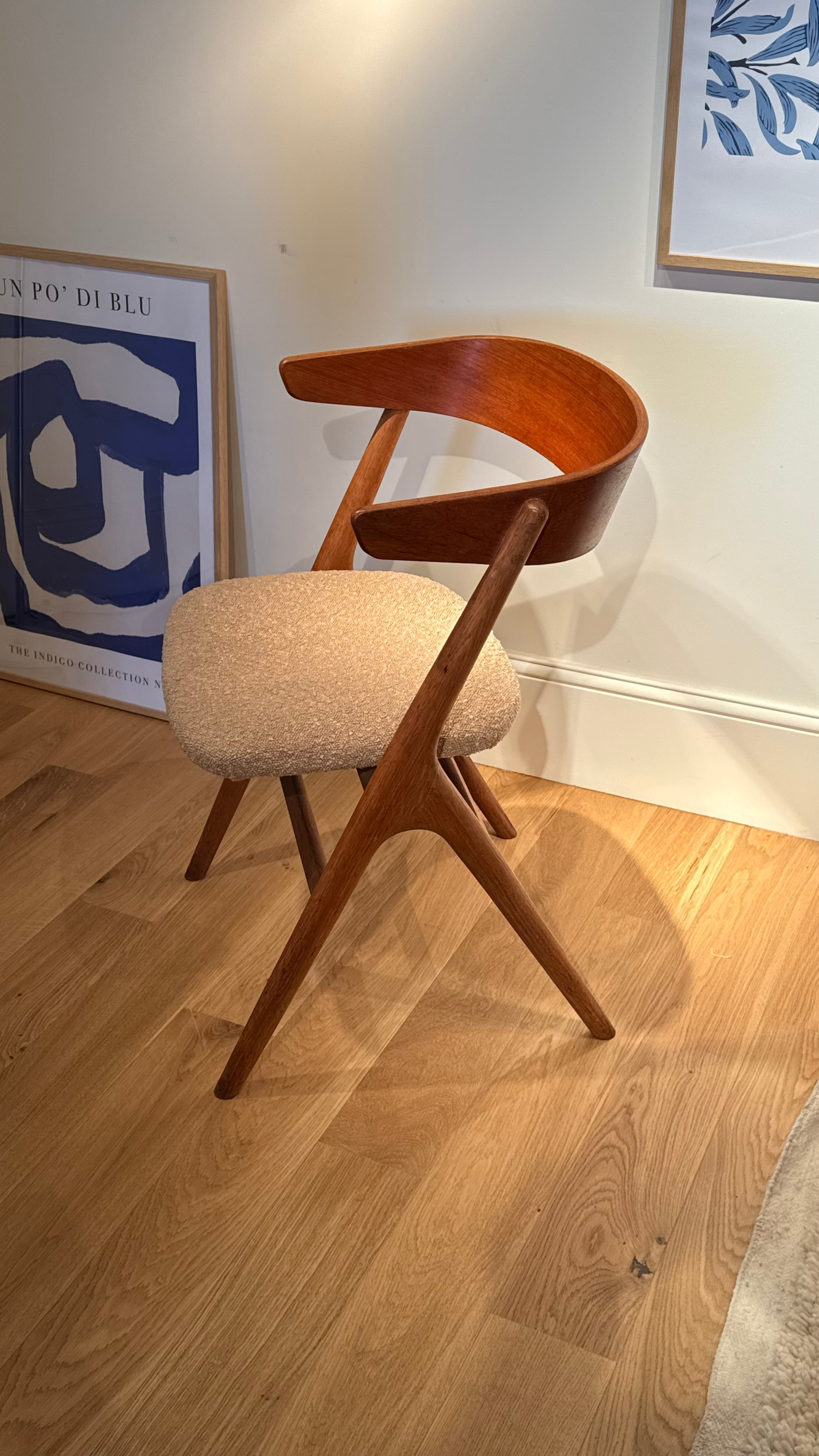 Chaise scandinave vintage Sibast modèle numéro 9