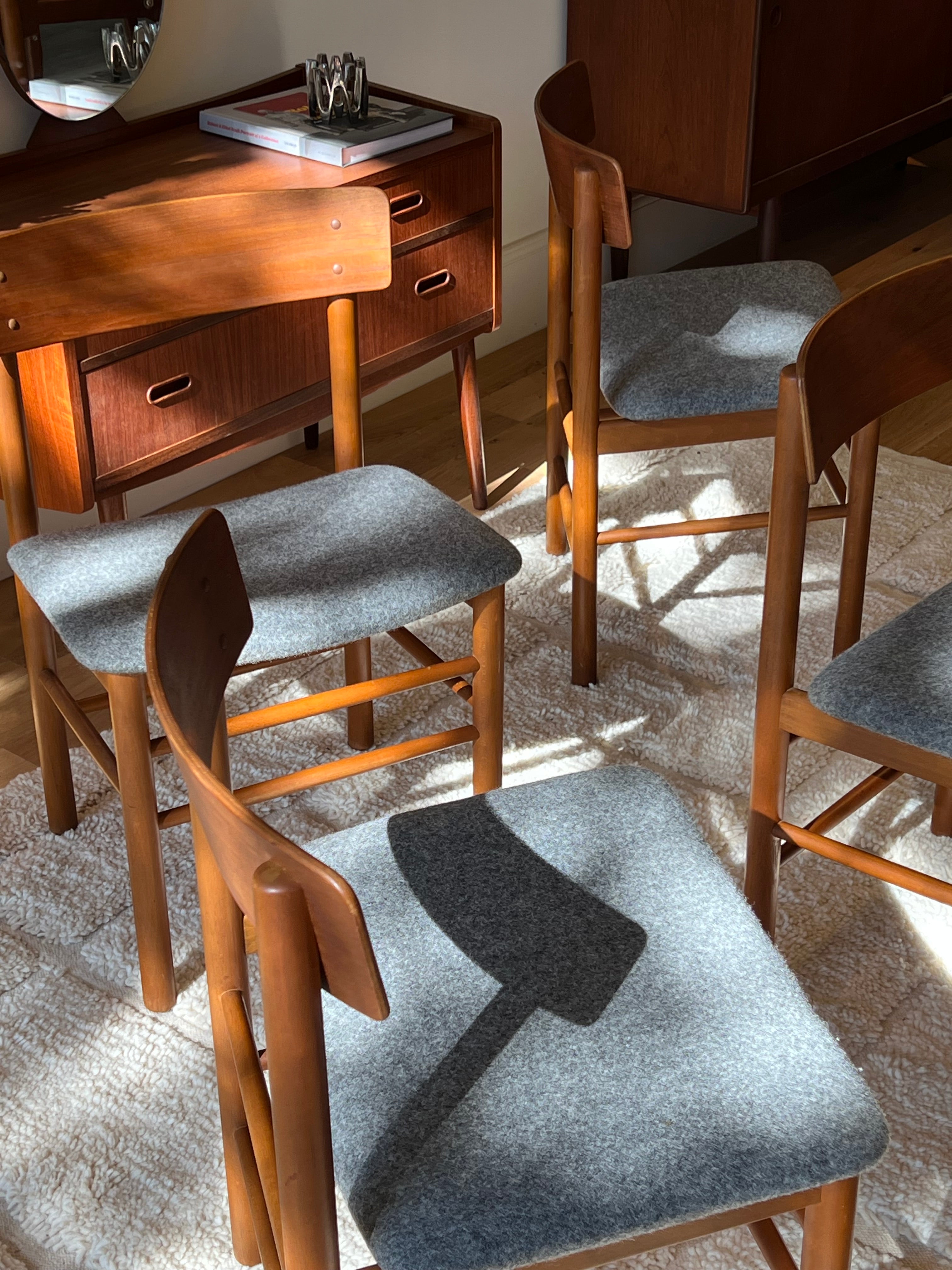 Chaise scandinave vintage en teck « Kirsa »