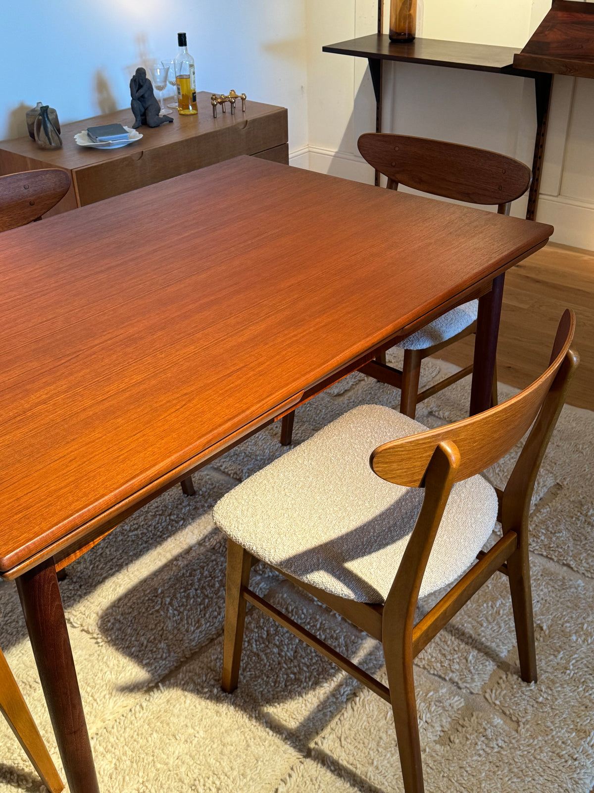 Table scandinave vintage en teck « Marta »