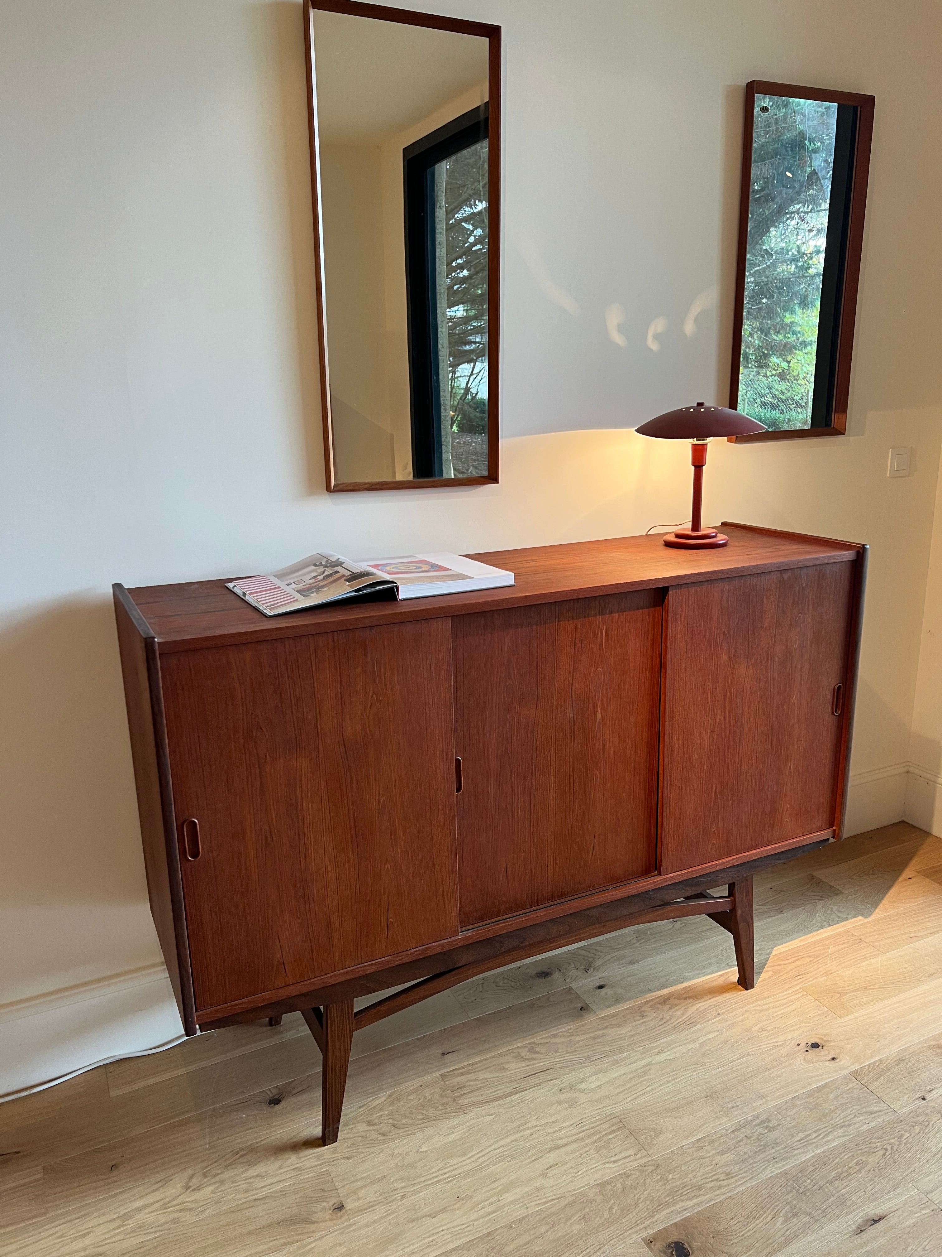 Enfilade scandinave vintage en teck "Bertil"