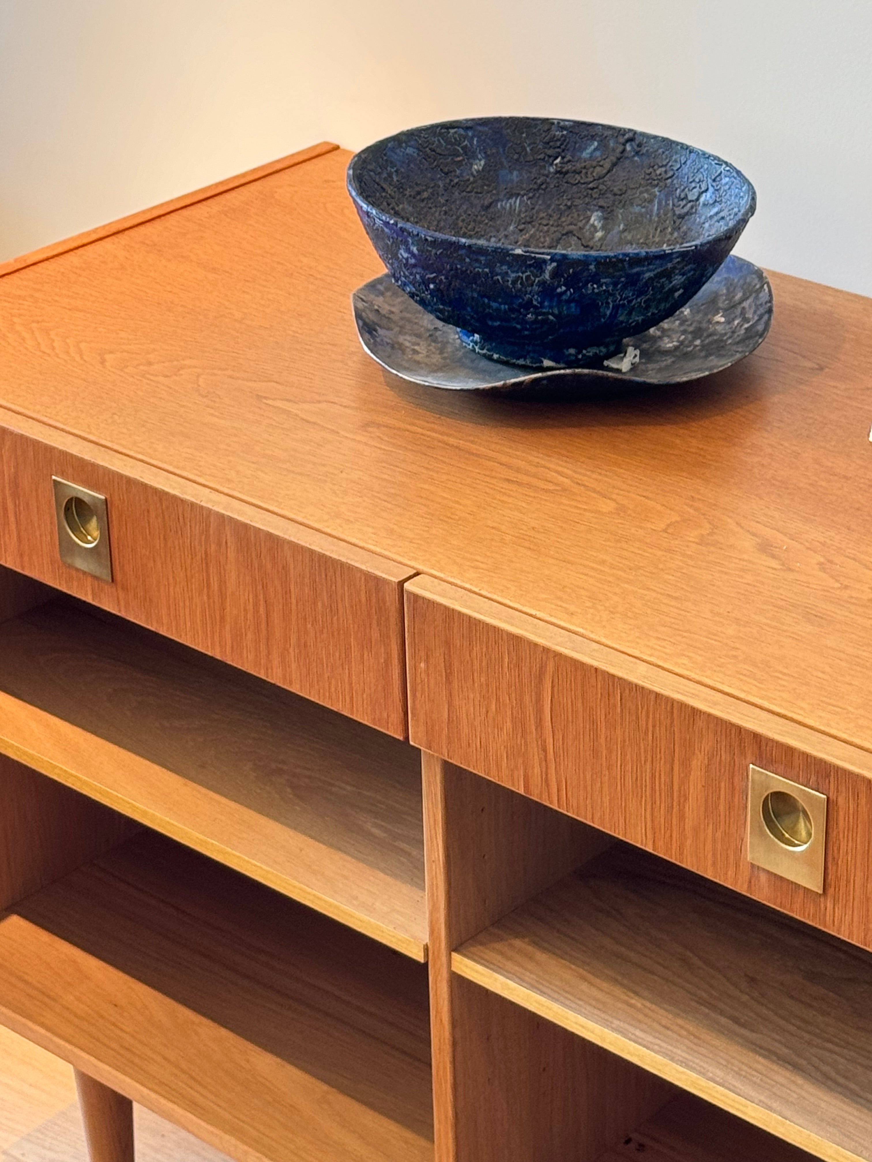 Enfilade scandinave vintage en chêne "Stina"