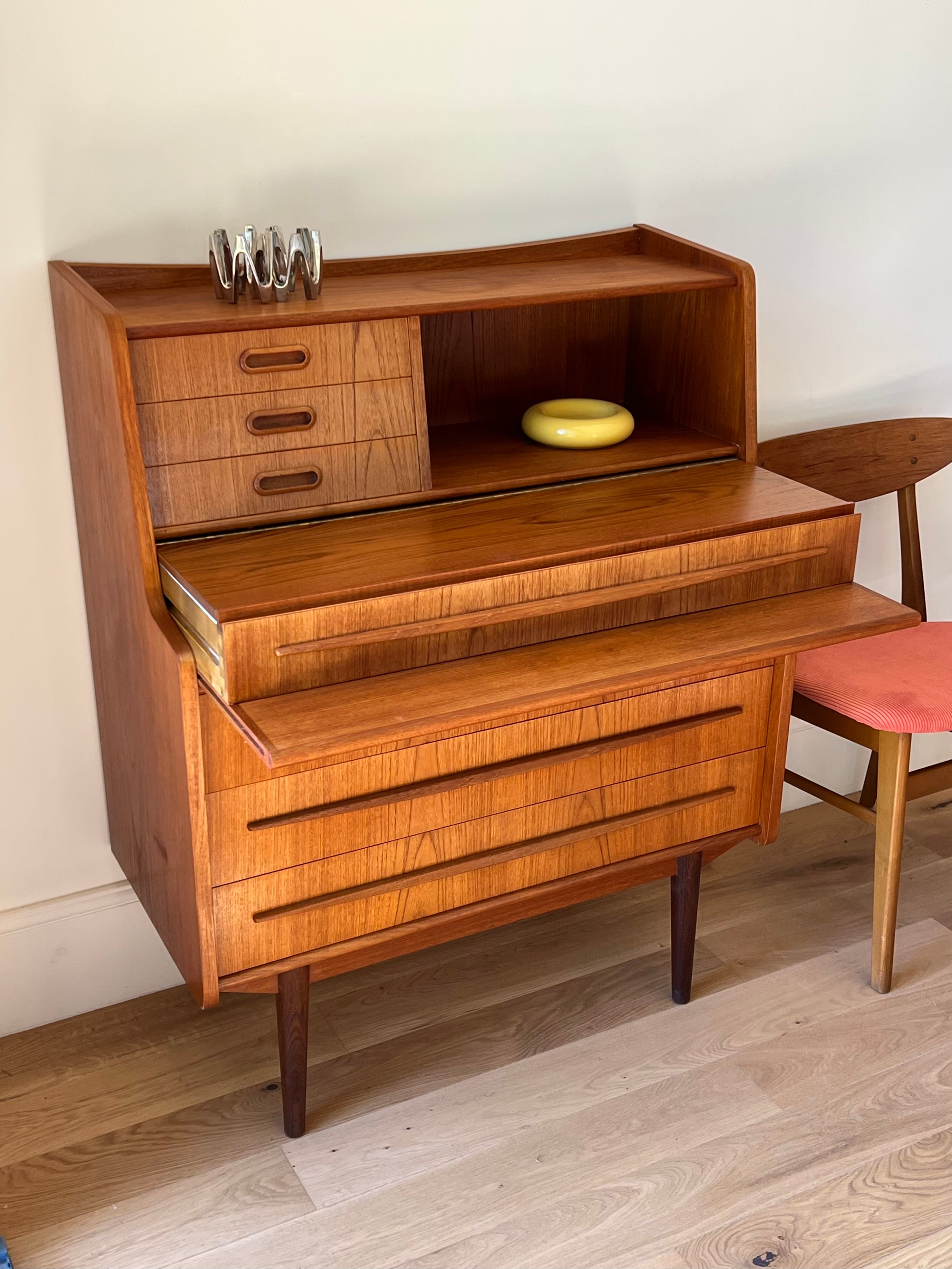 Secrétaire scandinave vintage « Jan »