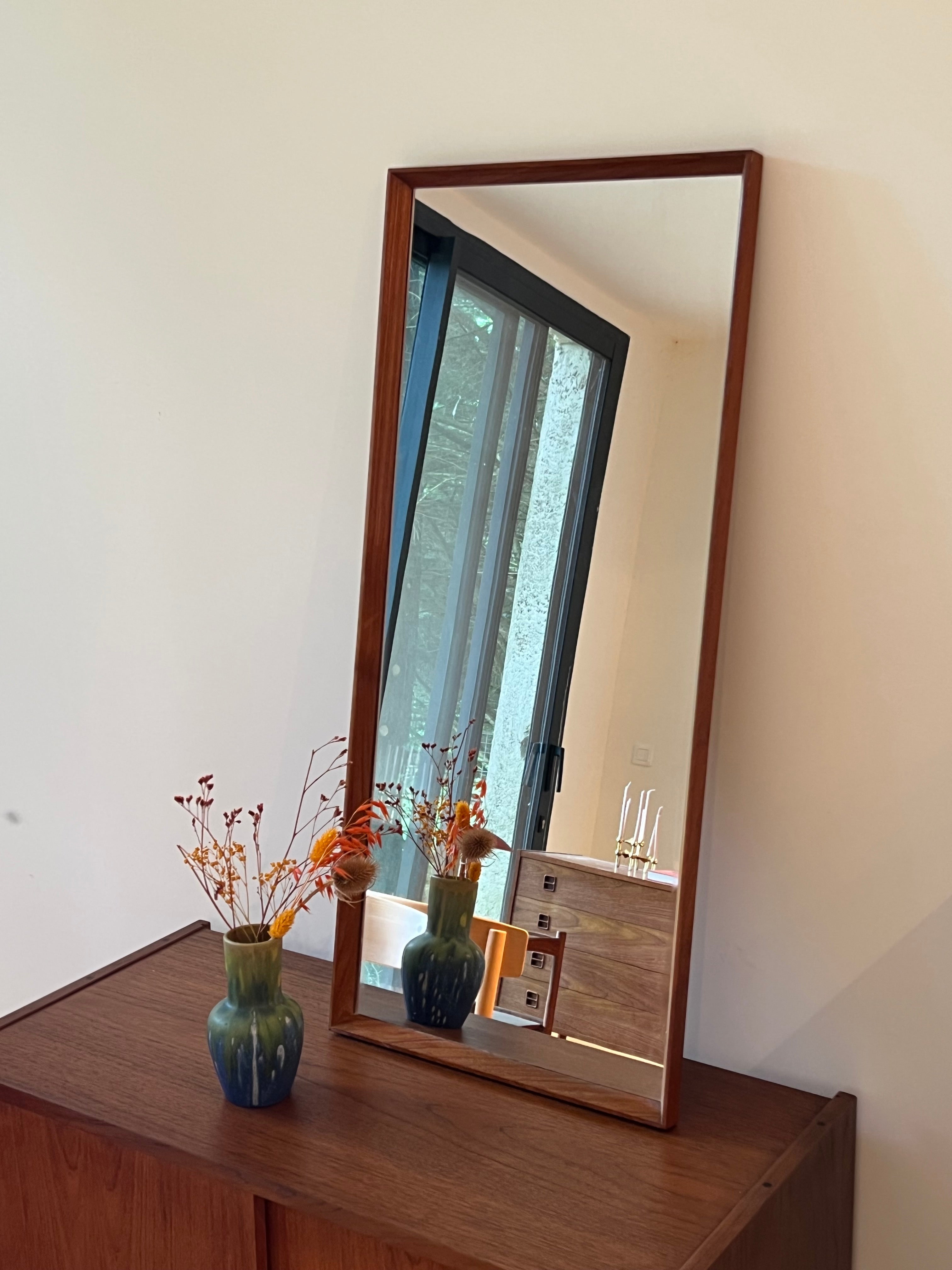 Miroir scandinave vintage "Eliad" - Année 60