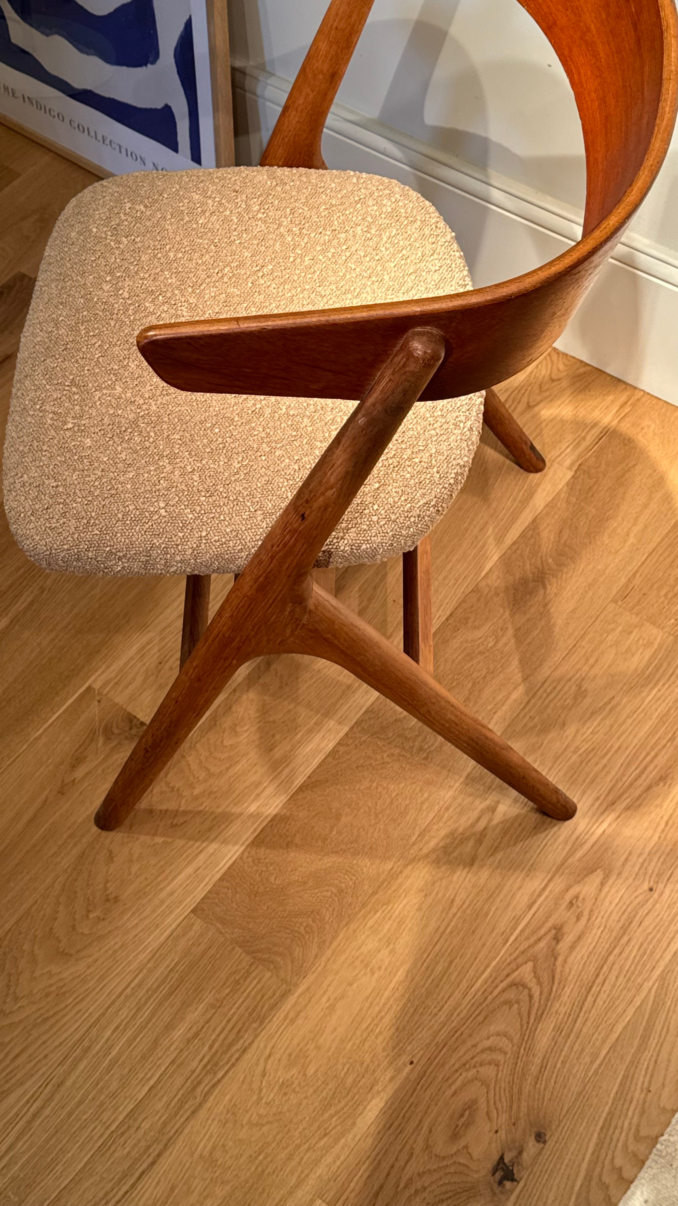 Chaise scandinave vintage Sibast modèle numéro 9
