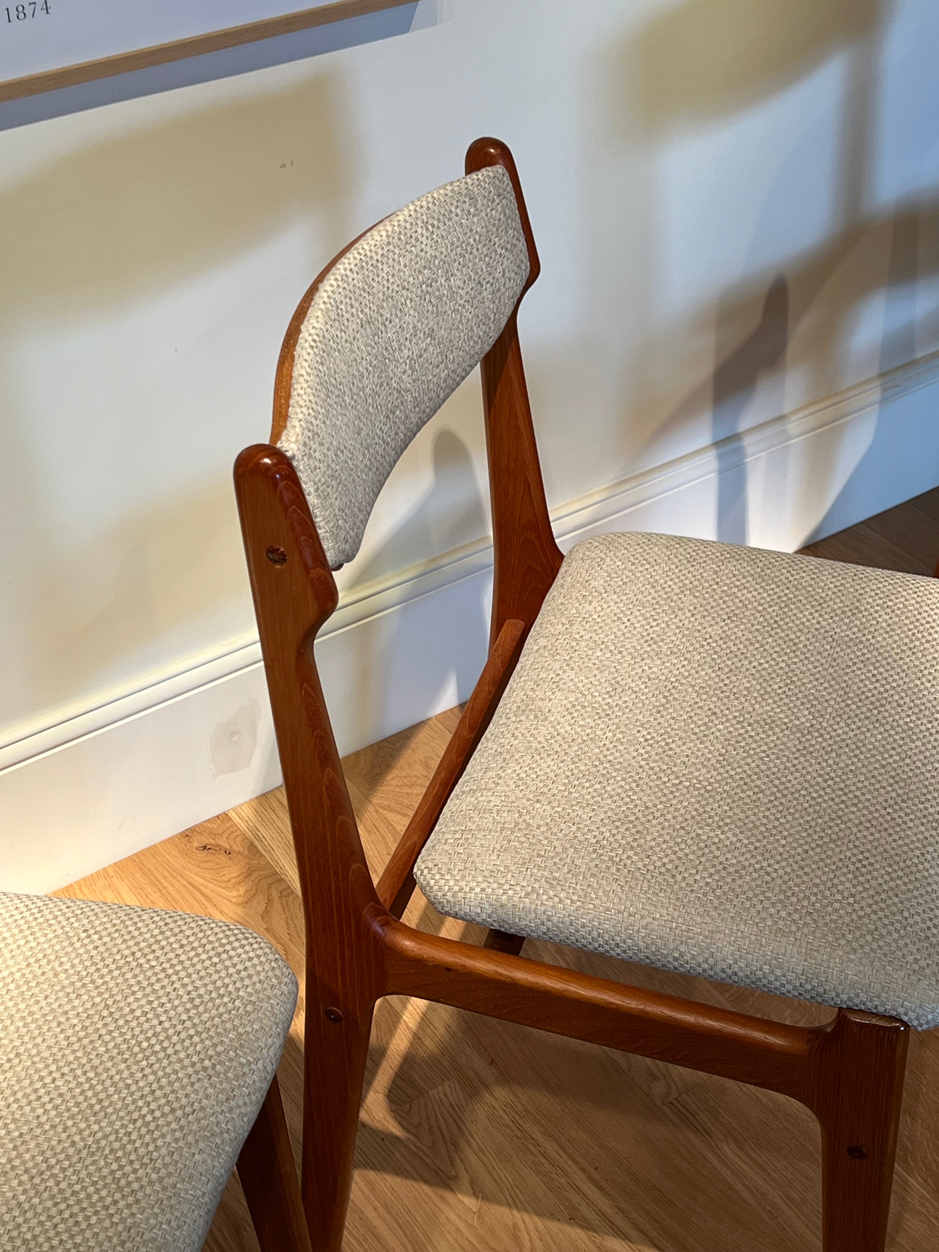 Chaise scandinave vintage en chêne « Irma » (2 disponibles)