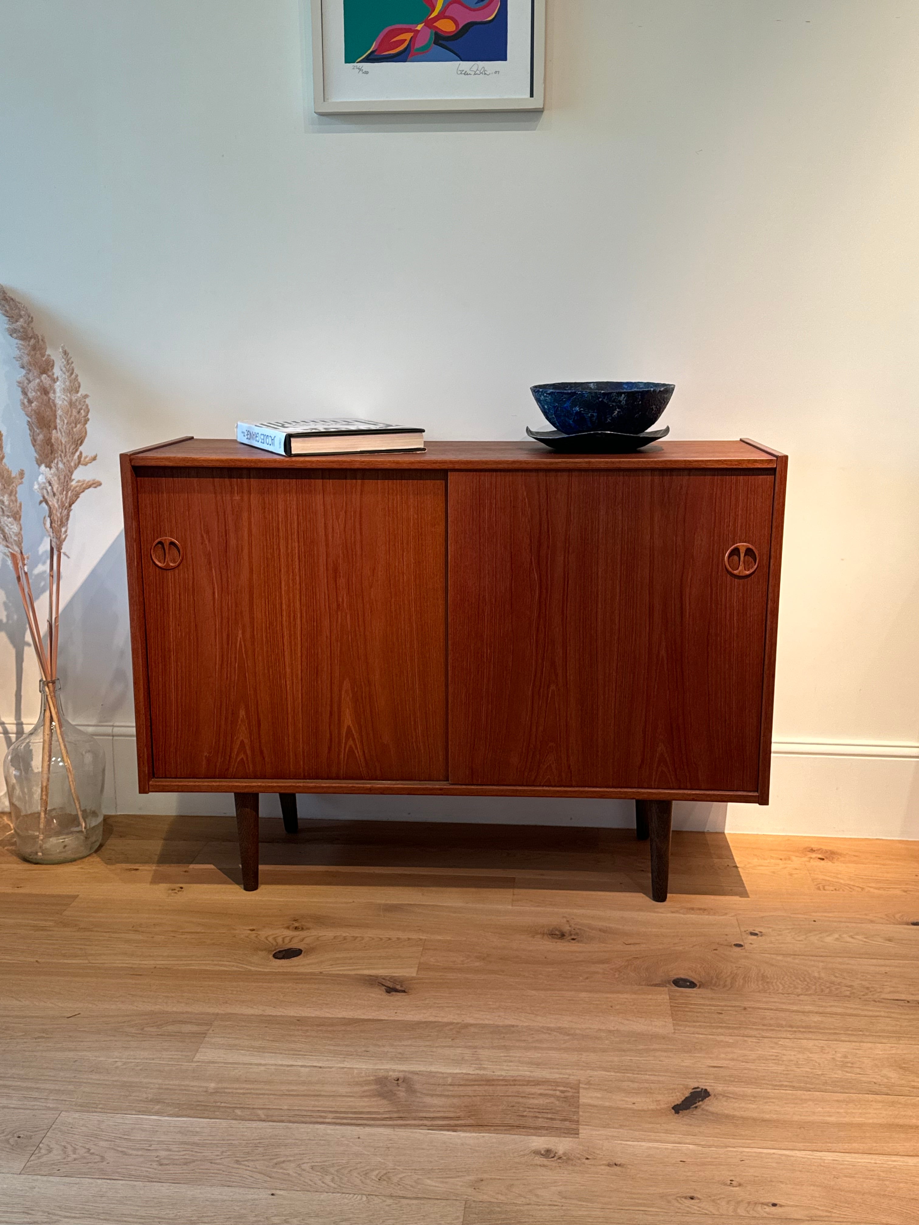 Enfilade en teck scandinave vintage "Solveig"