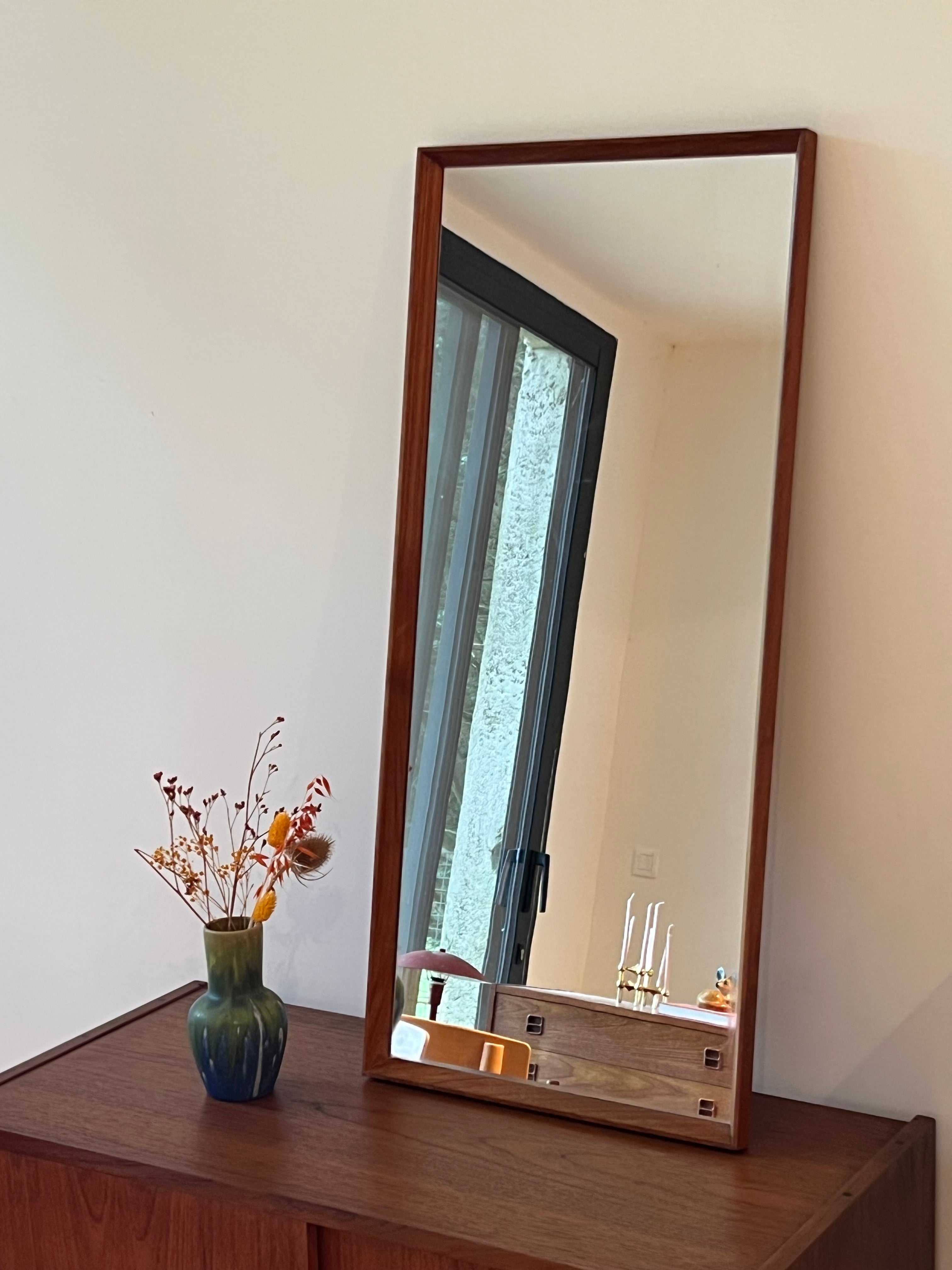 Miroir scandinave vintage "Eliad" - Année 60