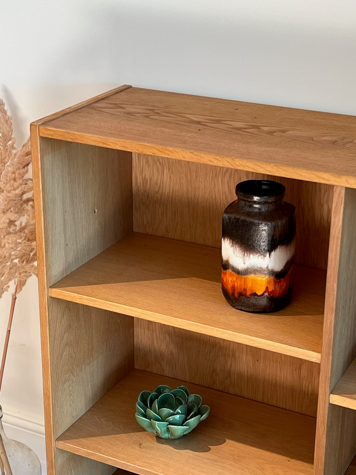 Bibliothèque scandinave vintage en chêne "Tara"
