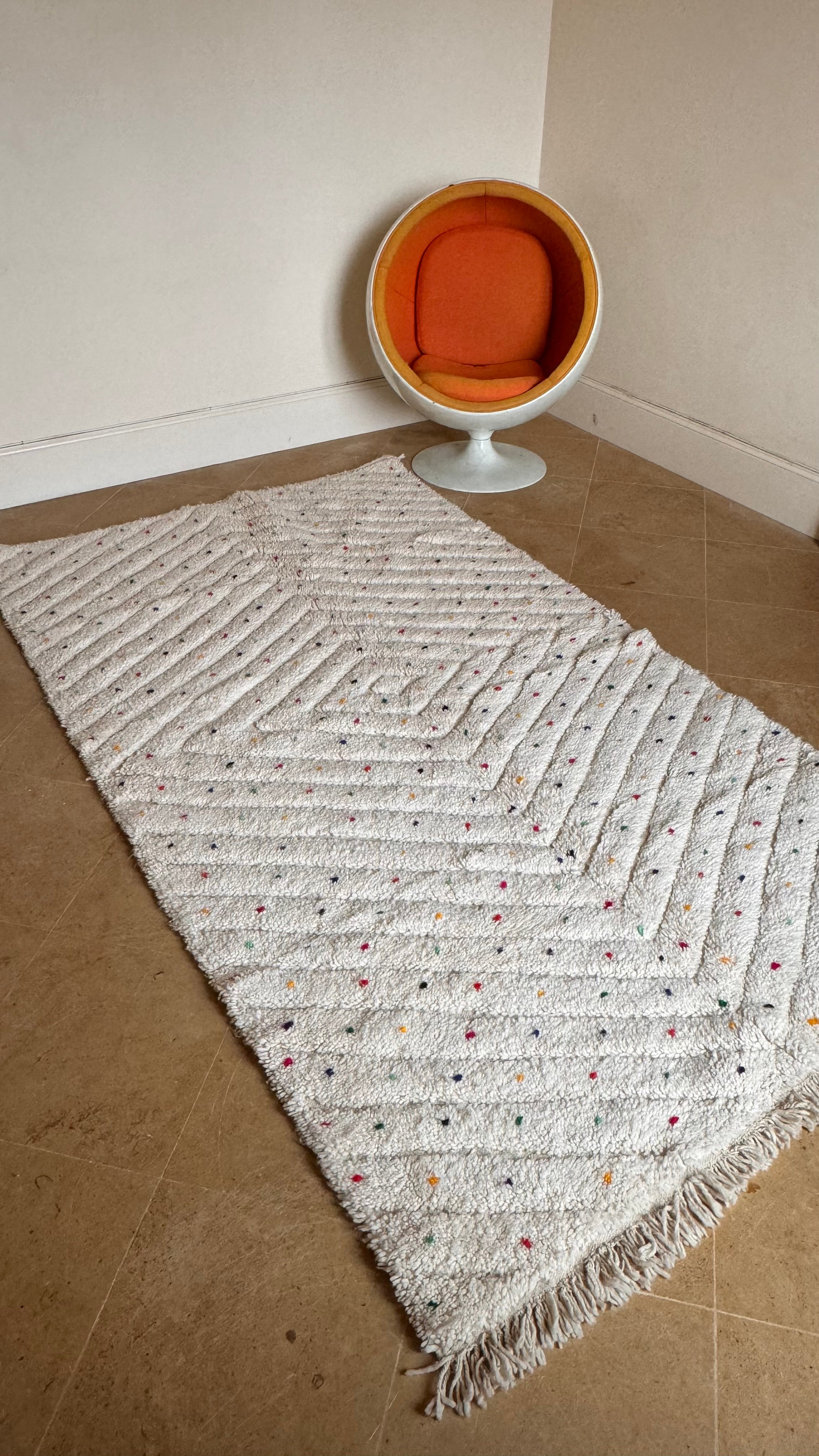 Tapis berbère Beni Ouarain 260 x 147 cm "Aya"