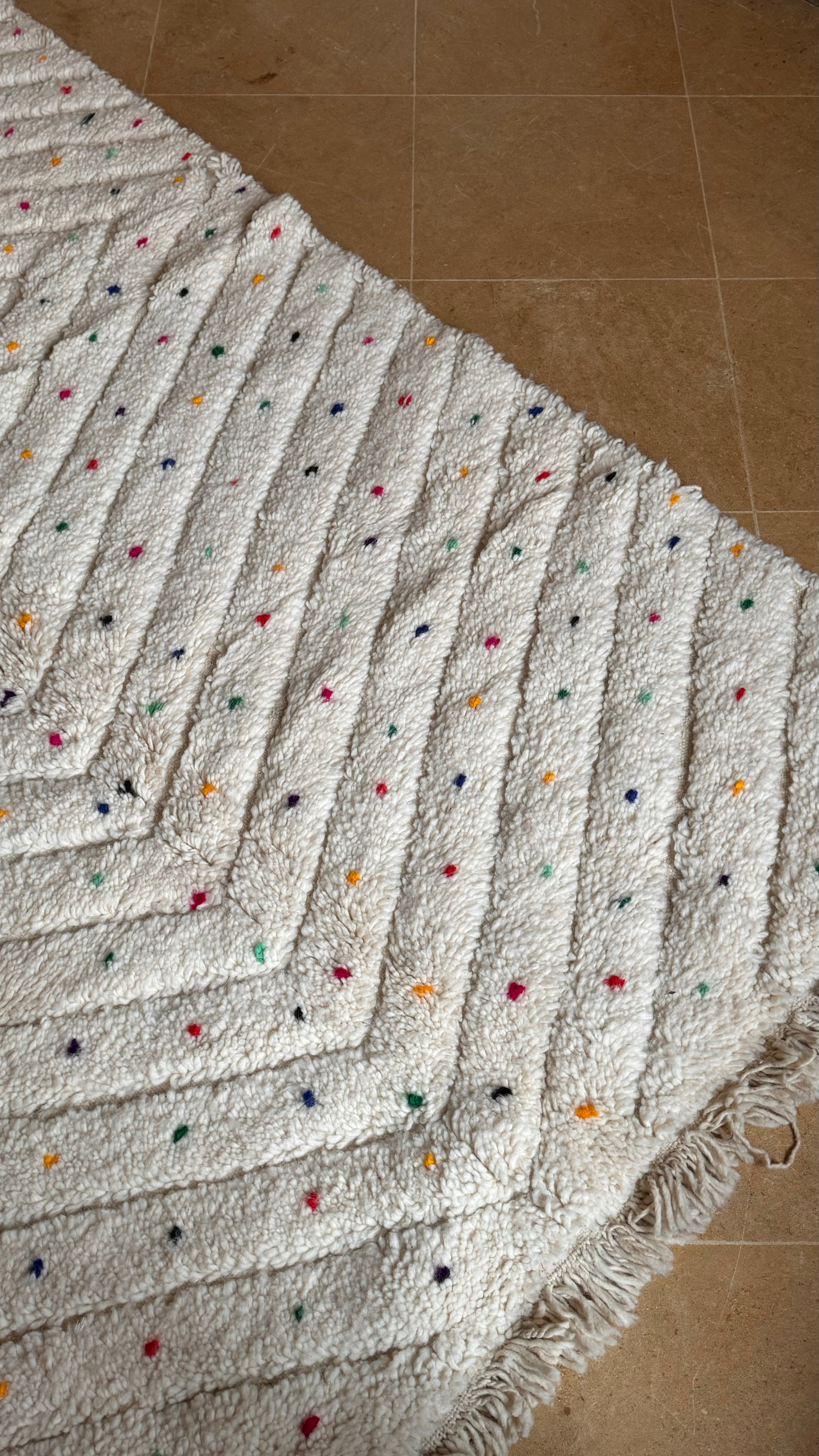 Tapis berbère Beni Ouarain 260 x 147 cm "Aya"