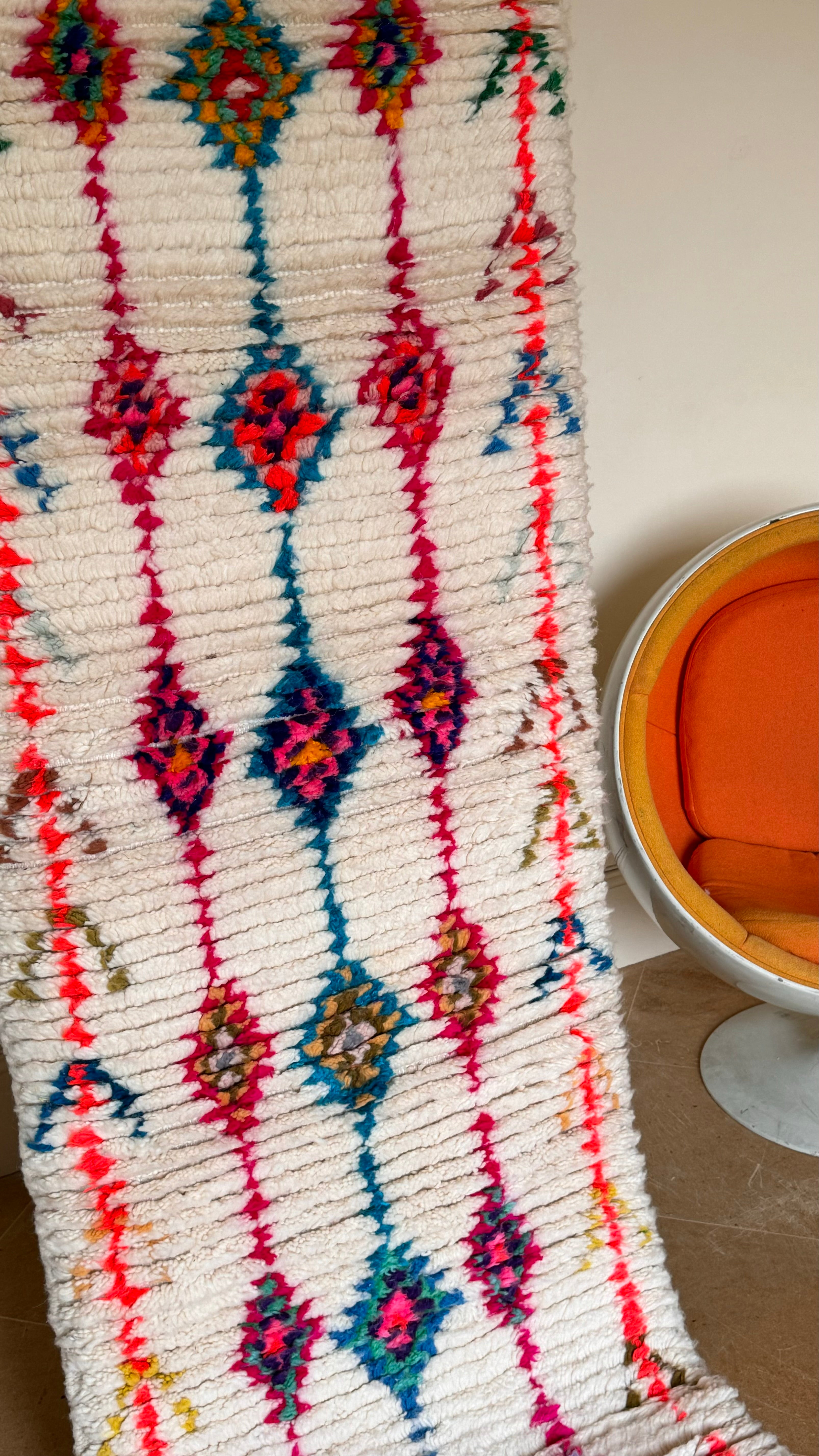 Tapis berbère de couloir Azilal 291 x 75 cm "Aicha"