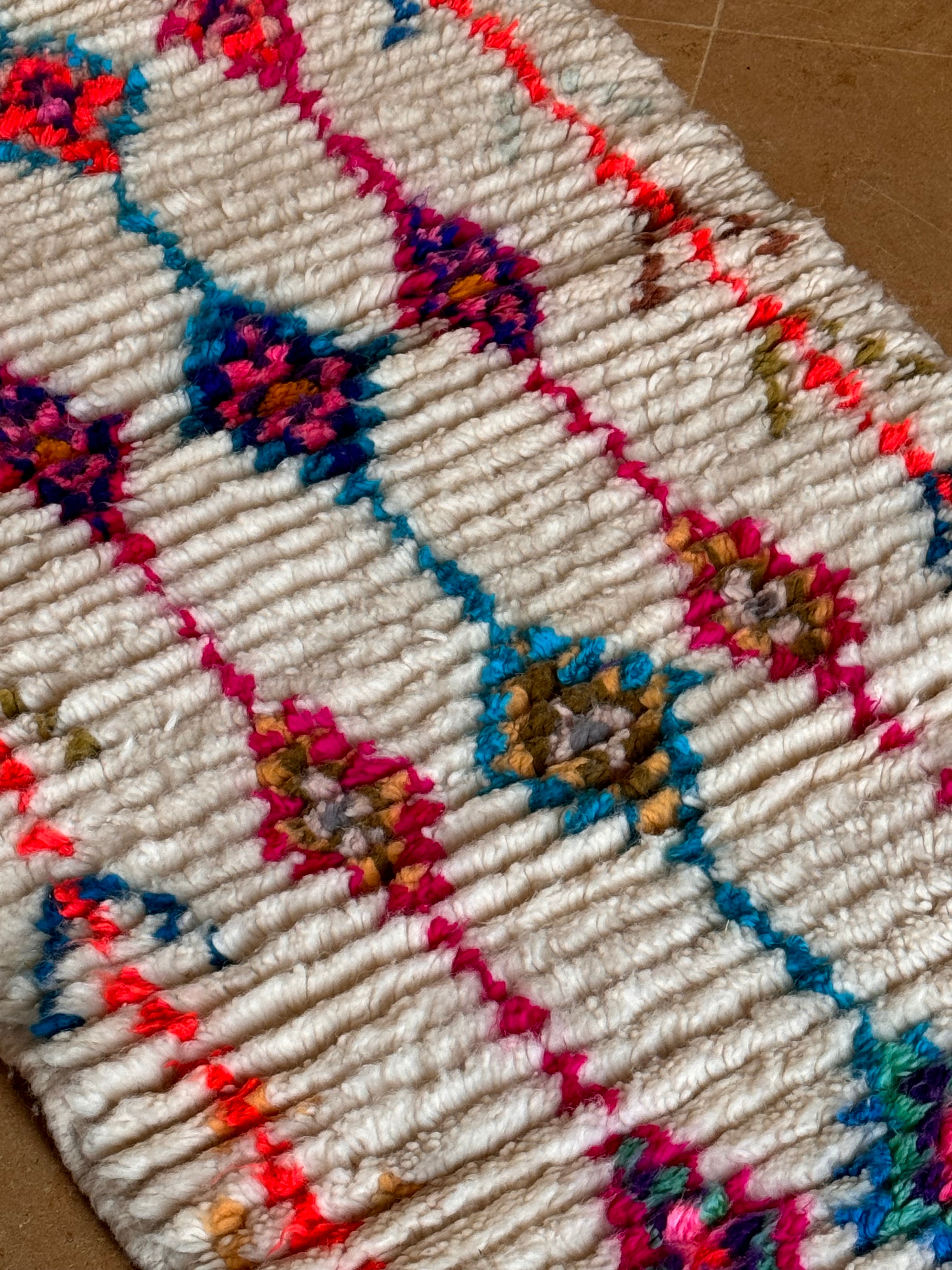 Tapis berbère de couloir Azilal 291 x 75 cm "Aicha"