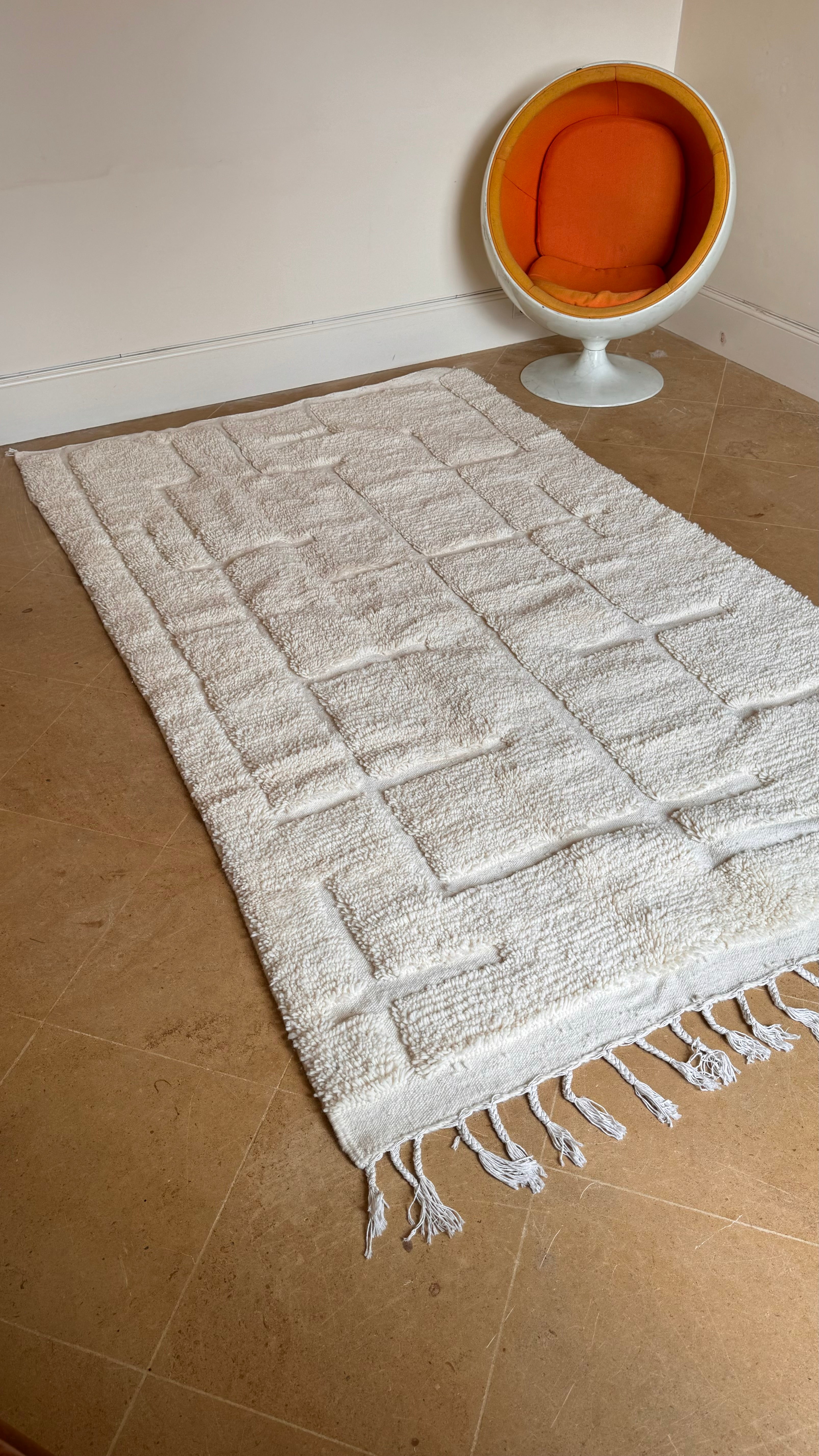 Tapis berbère Beni Ouarain 255 x 156 cm "Cila"