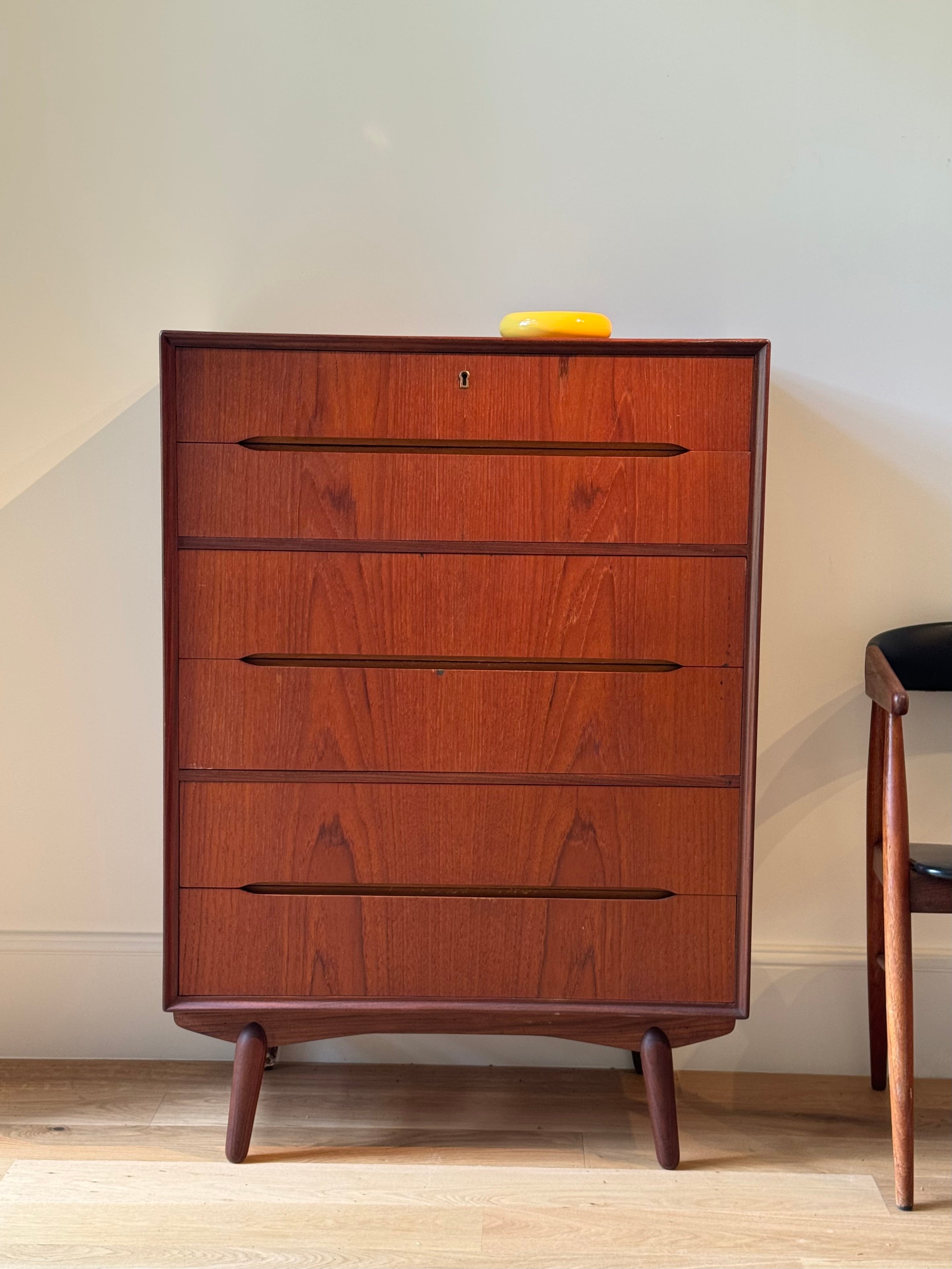 Commode scandinave vintage en teck années 1960 "Eva"