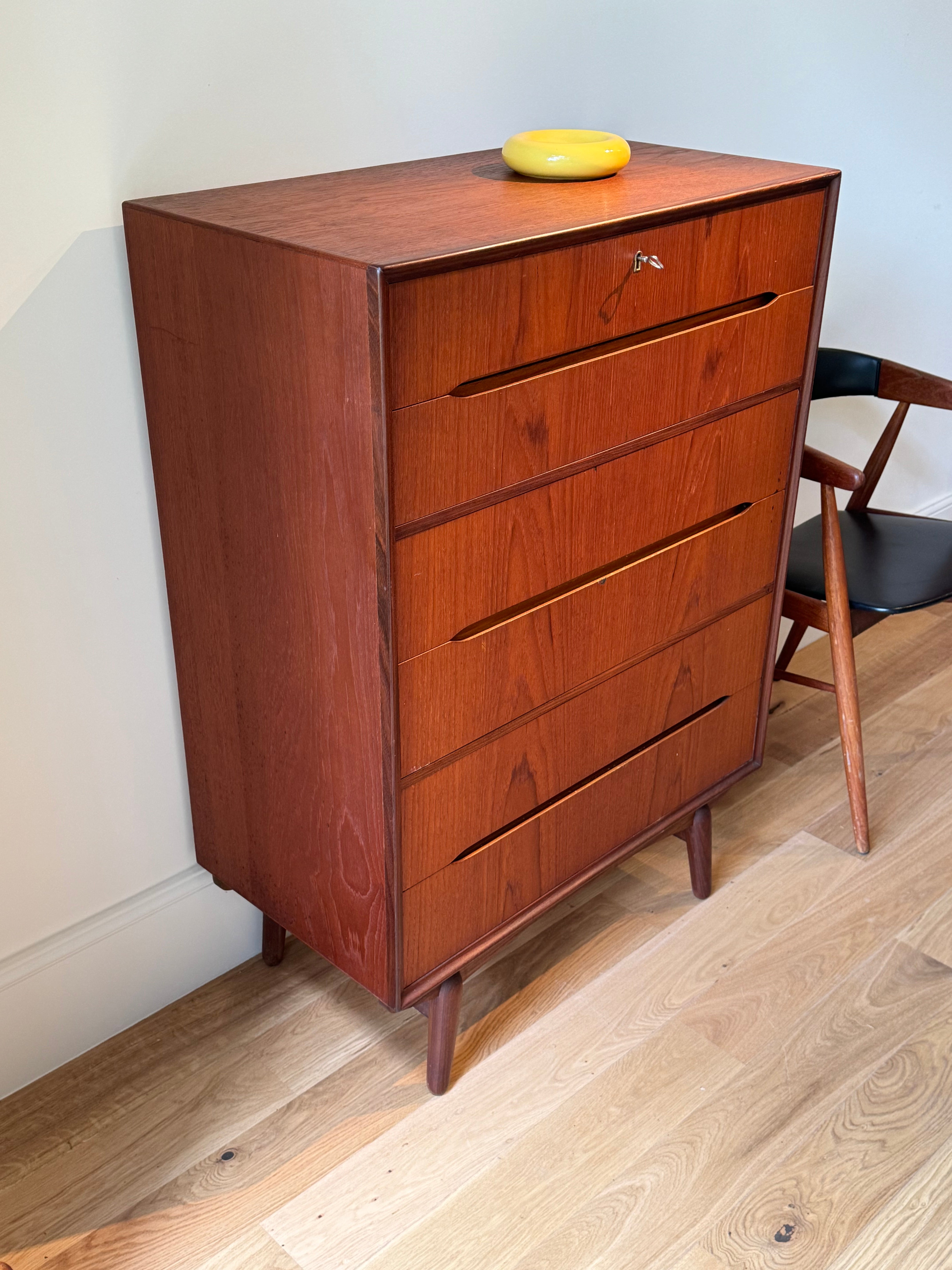 Commode scandinave vintage en teck années 1960 "Eva"