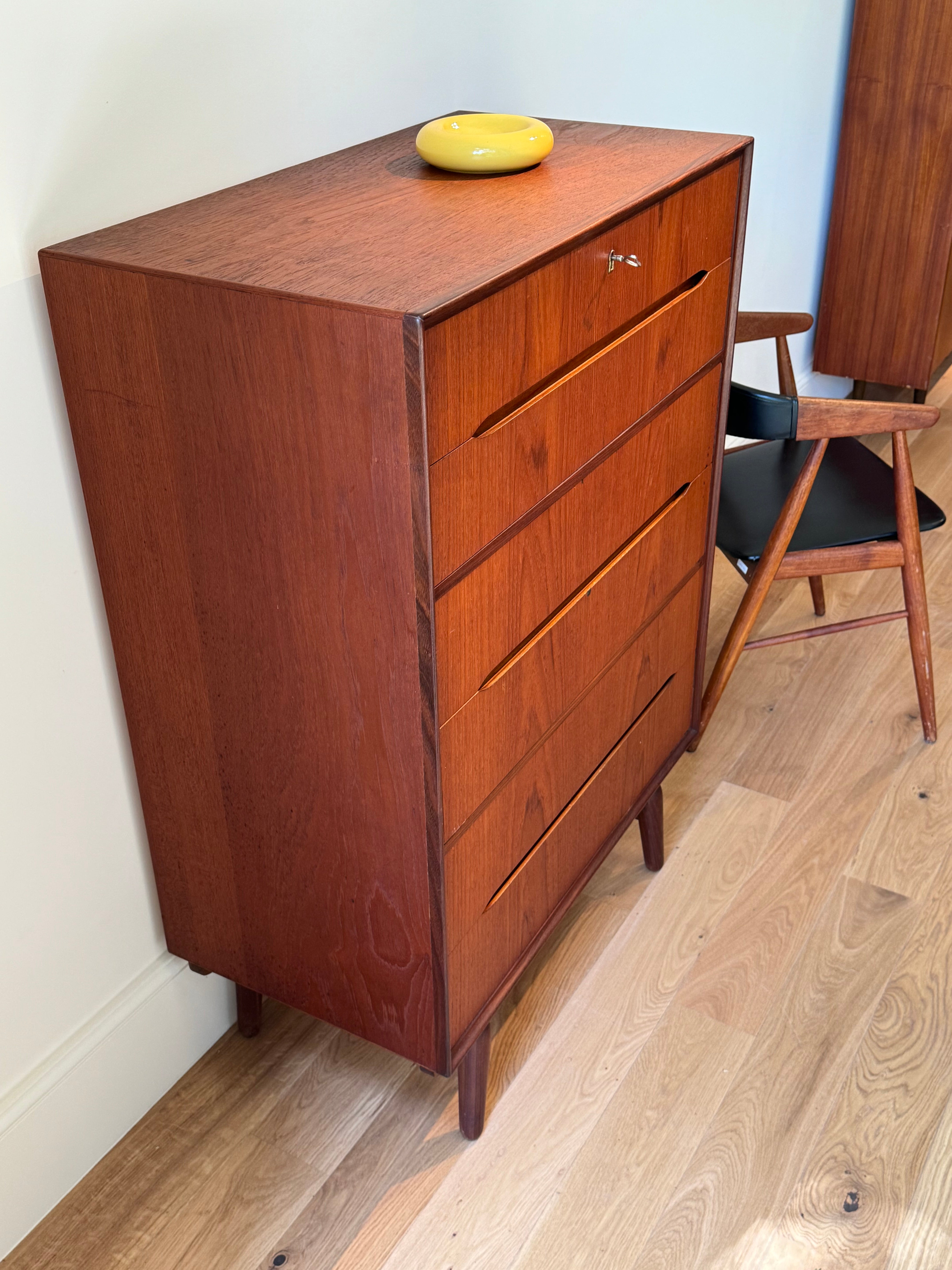 Commode scandinave vintage en teck années 1960 "Eva"