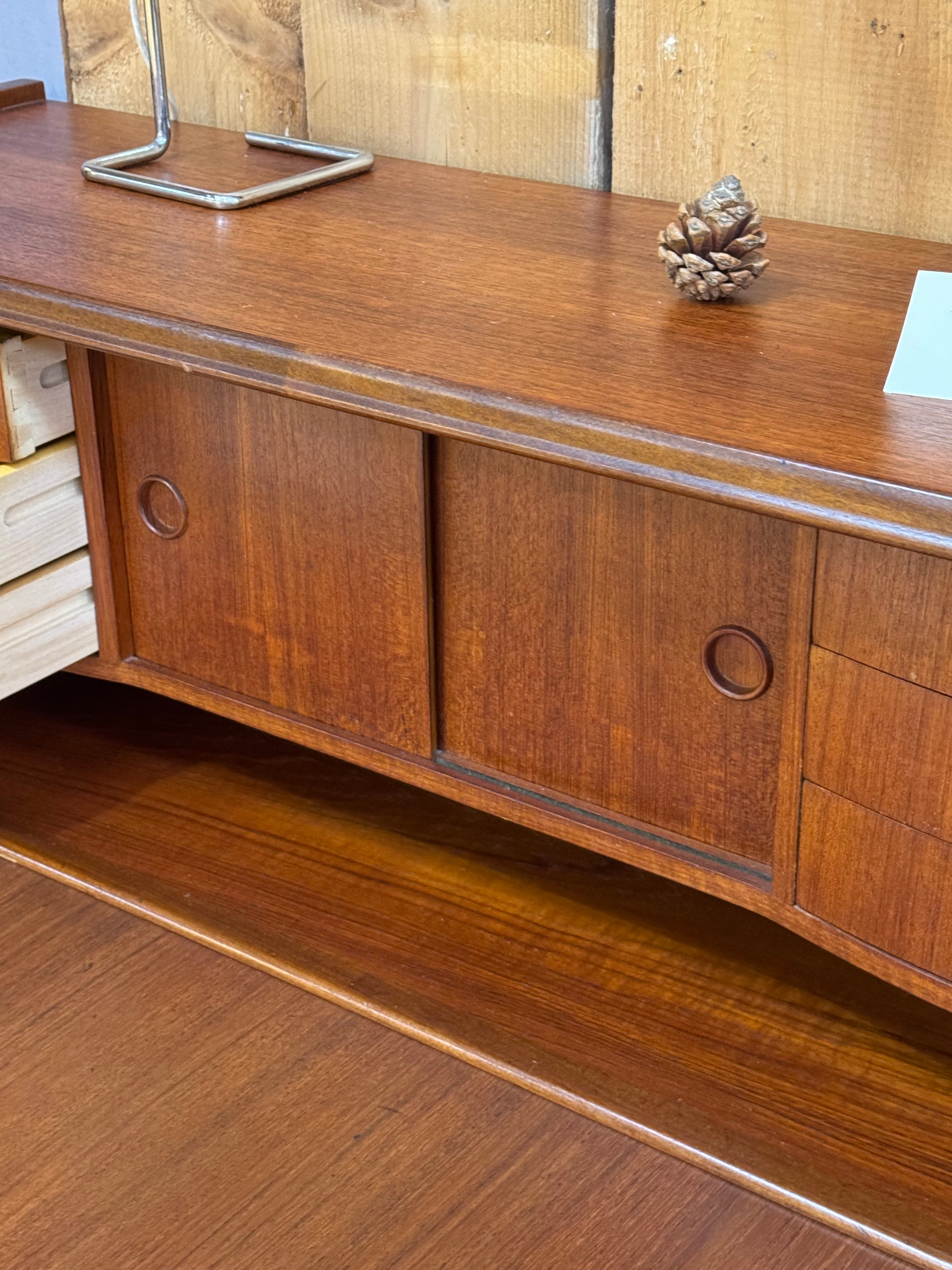 Secrétaire vintage scandinave en teck "Alton" de Poul M. Jessen pour Viby J Mobelfabrik