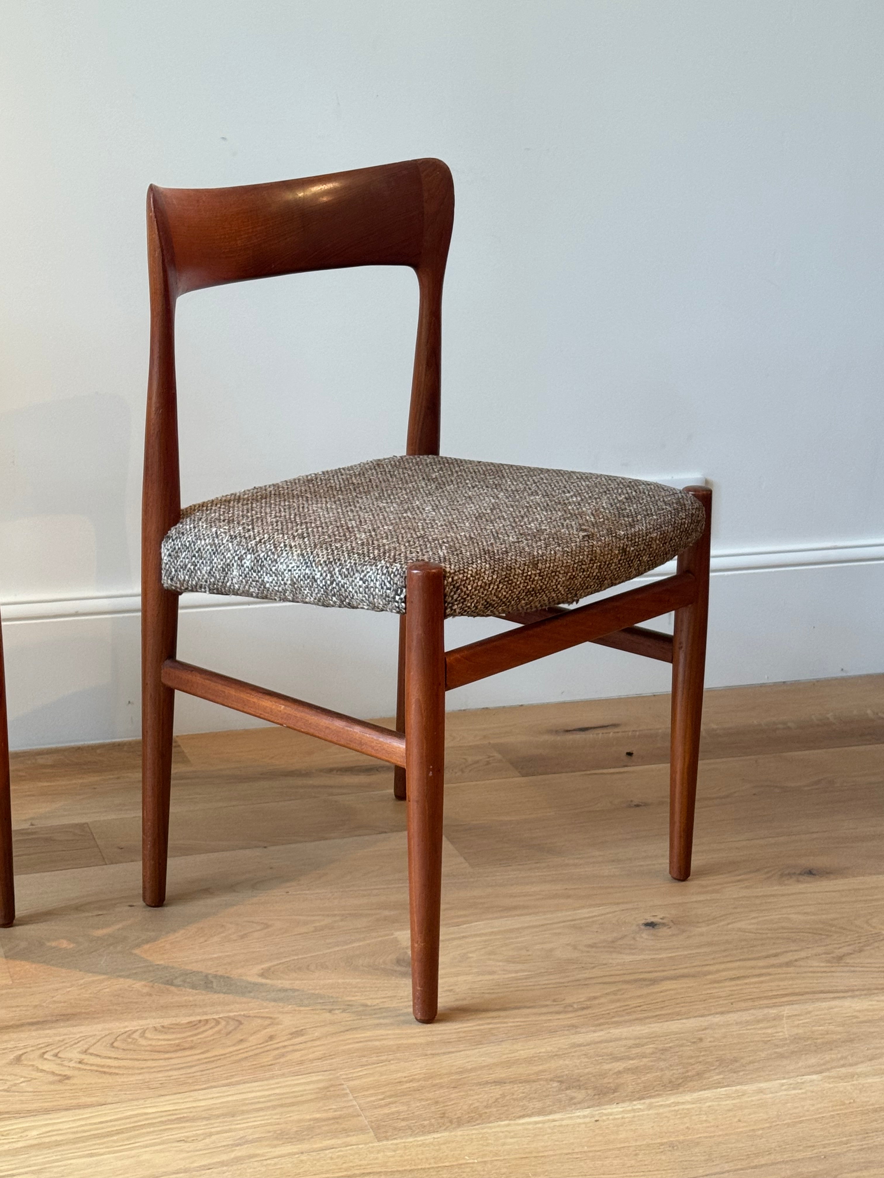 Paire de chaises vintage scandinave "Kaia"
