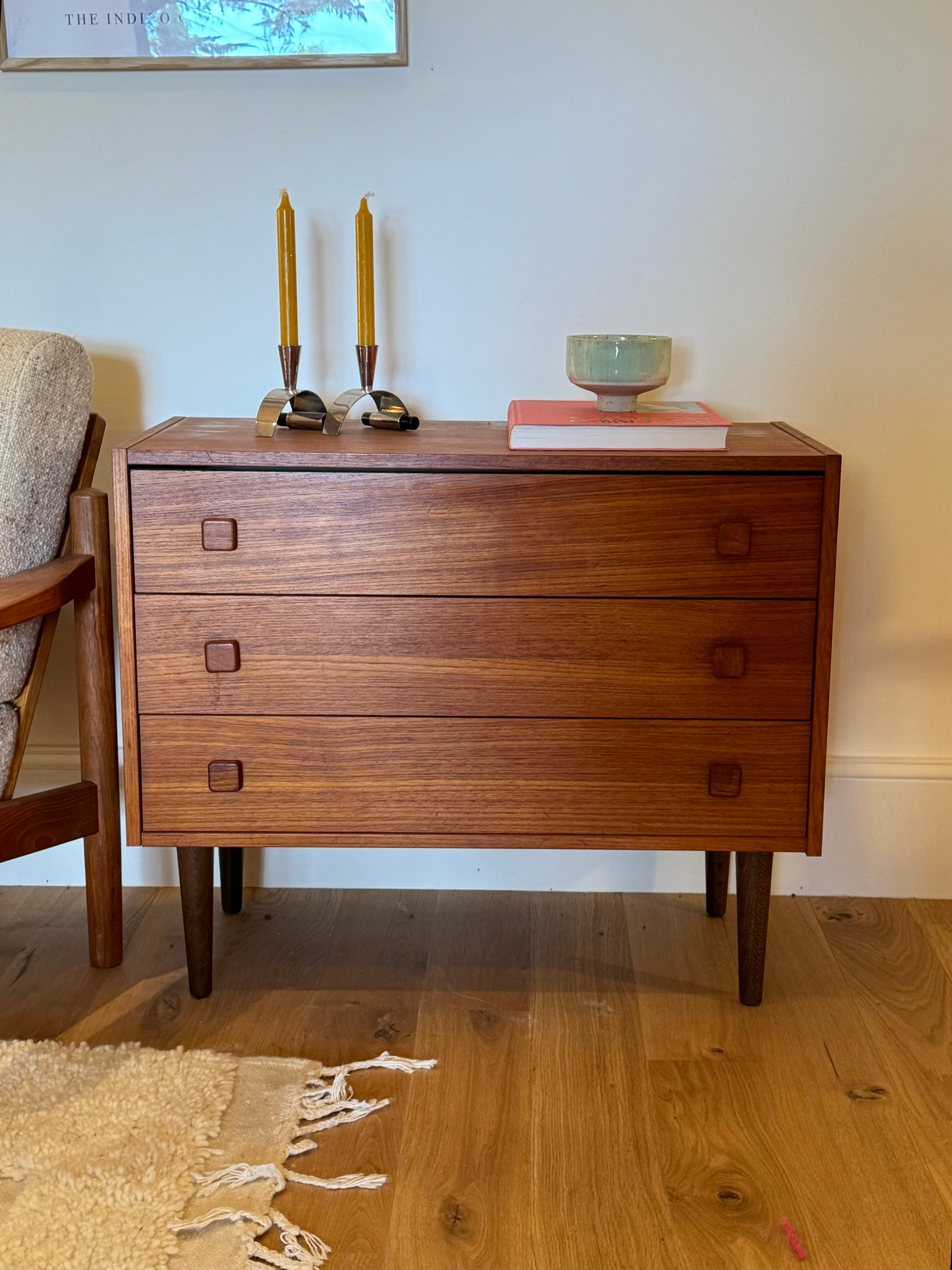 Commode vintage scandinave en teck "Albra" (2 disponibles)
