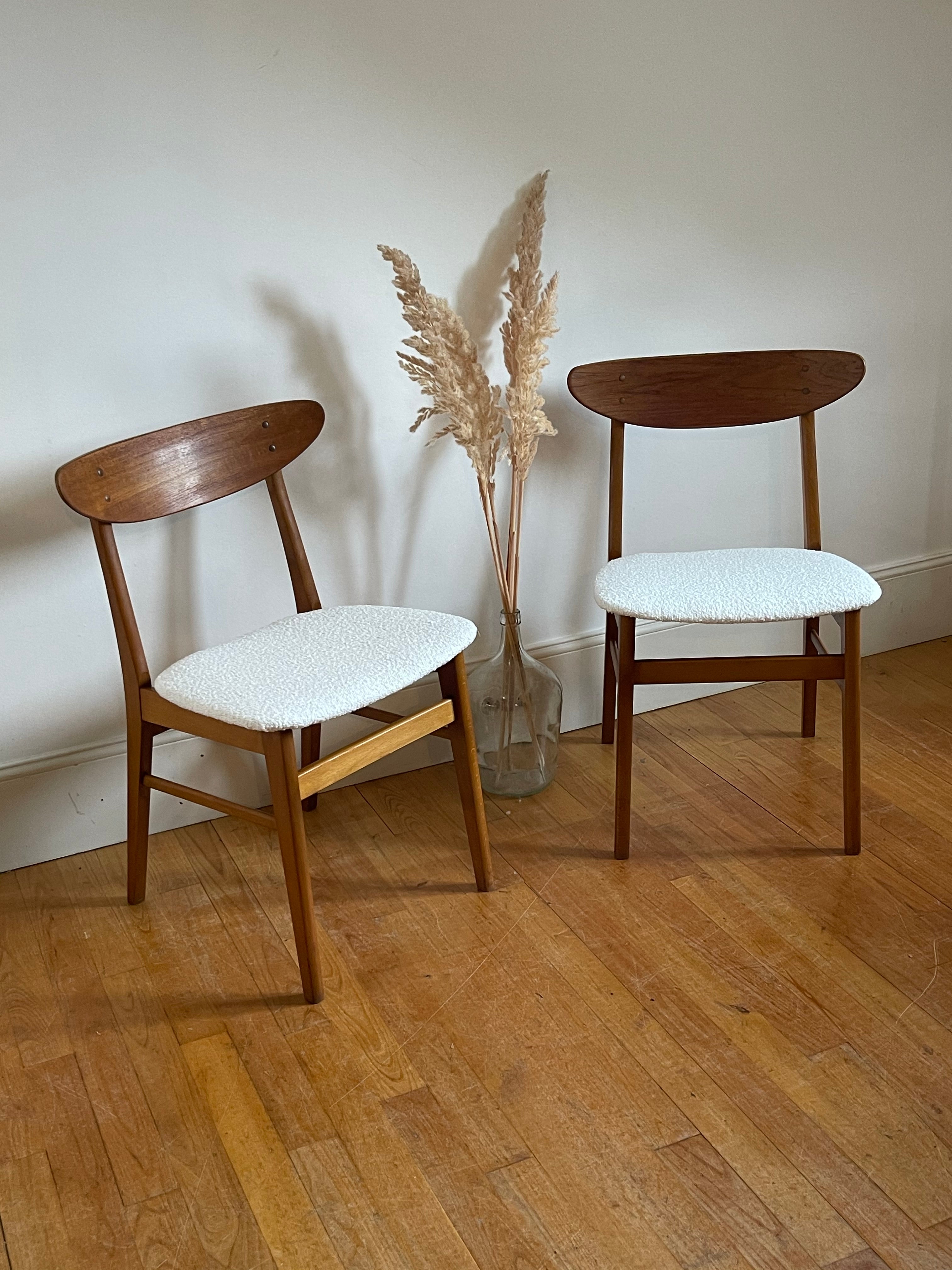 Précommande | Chaises scandinaves vintage Farstrup 210 "Alma" personnalisables