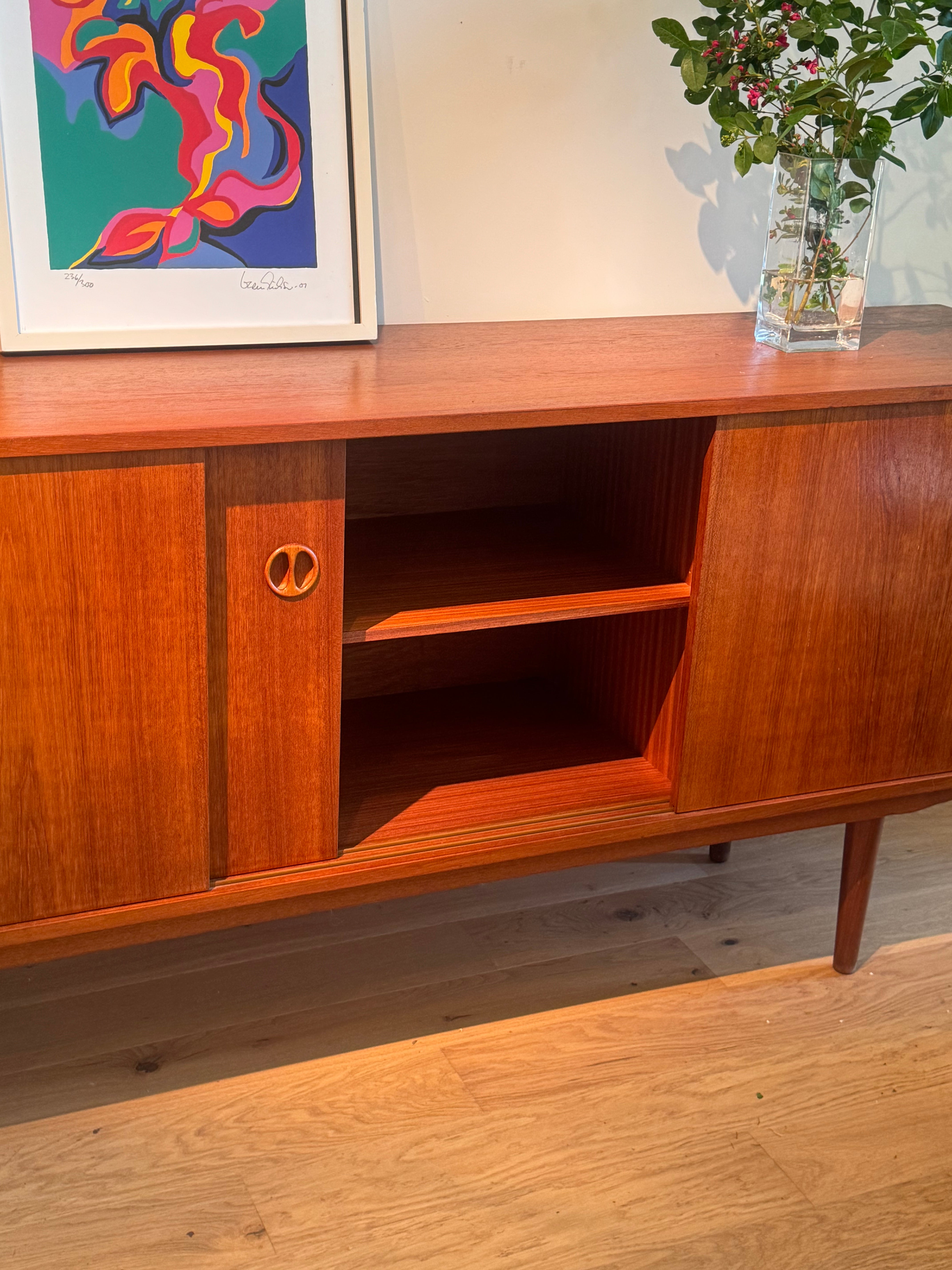 Enfilade scandinave vintage en teck "Astrid"