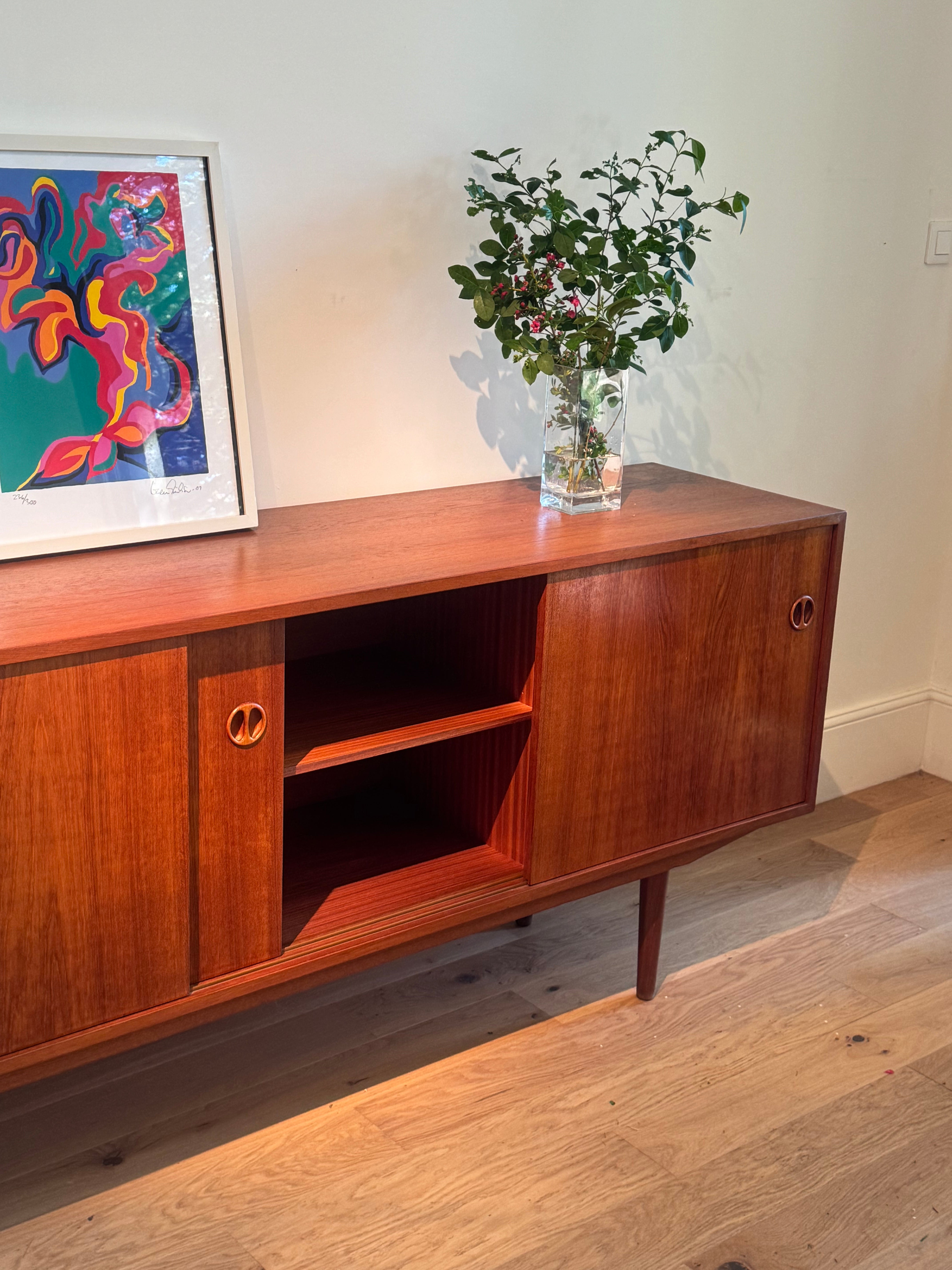 Enfilade scandinave vintage en teck "Astrid"