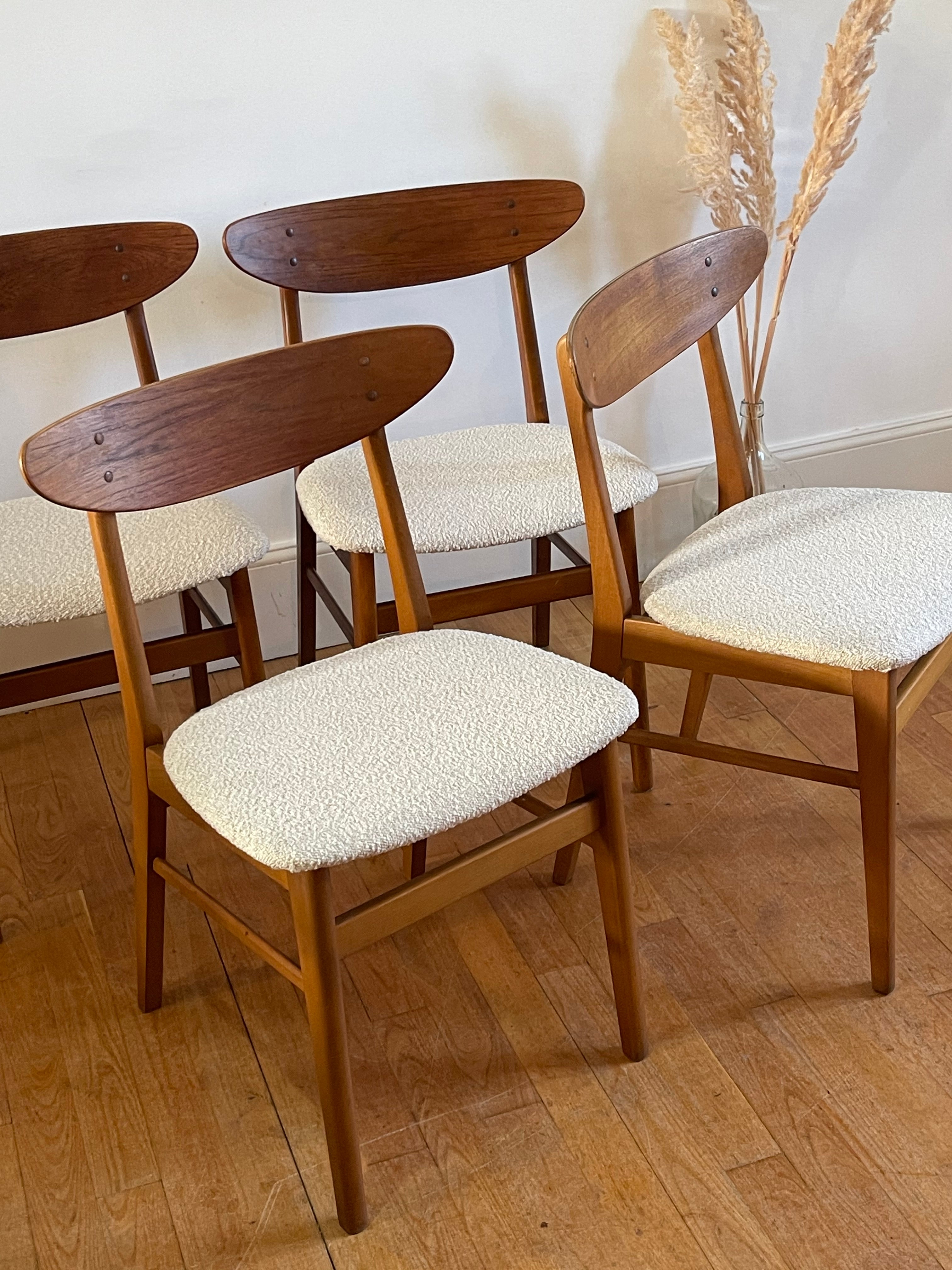 Précommande | Chaises scandinaves vintage Farstrup 210 "Alma" personnalisables