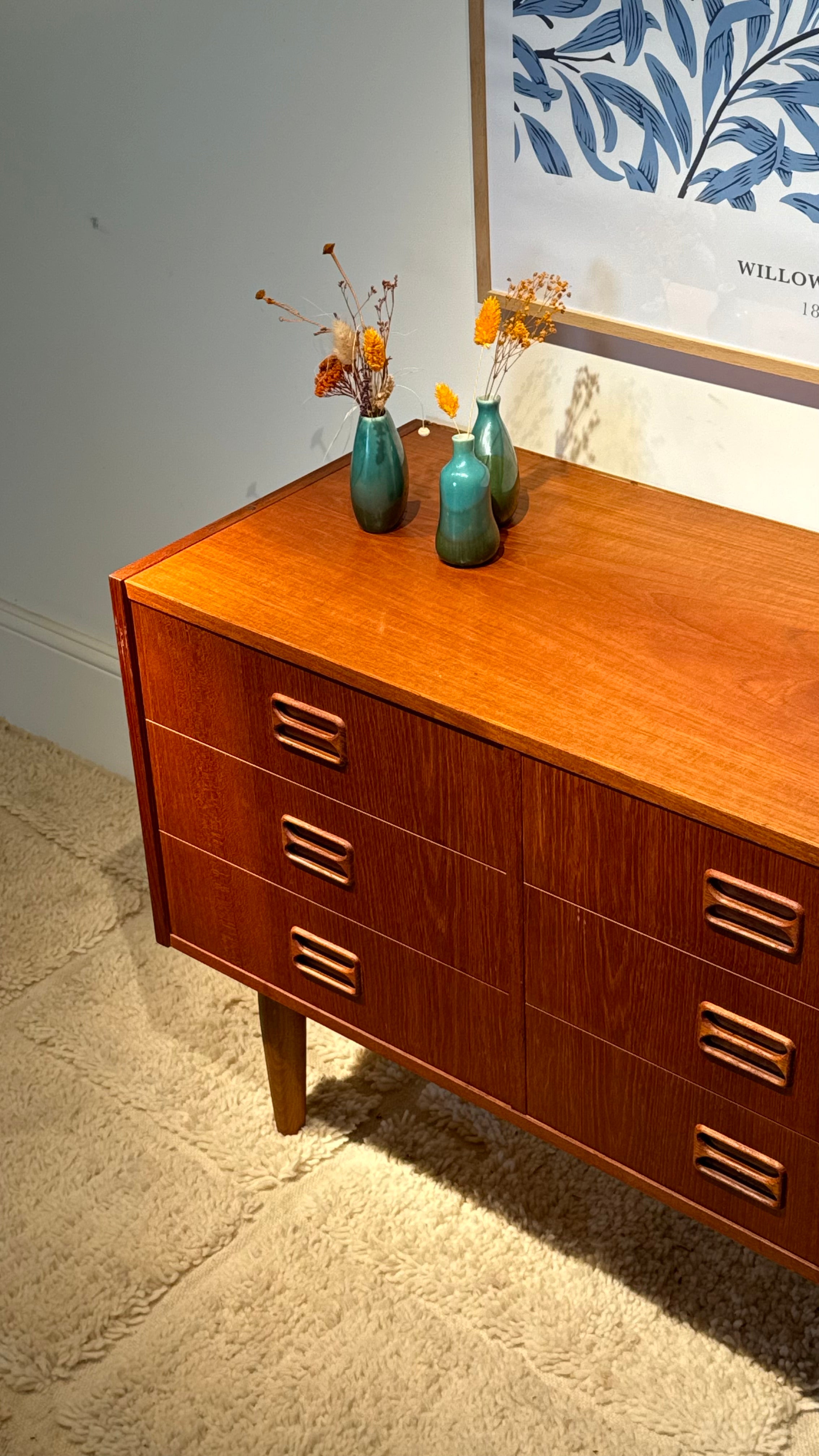 Enfilade scandinave vintage en teck "Ellen"