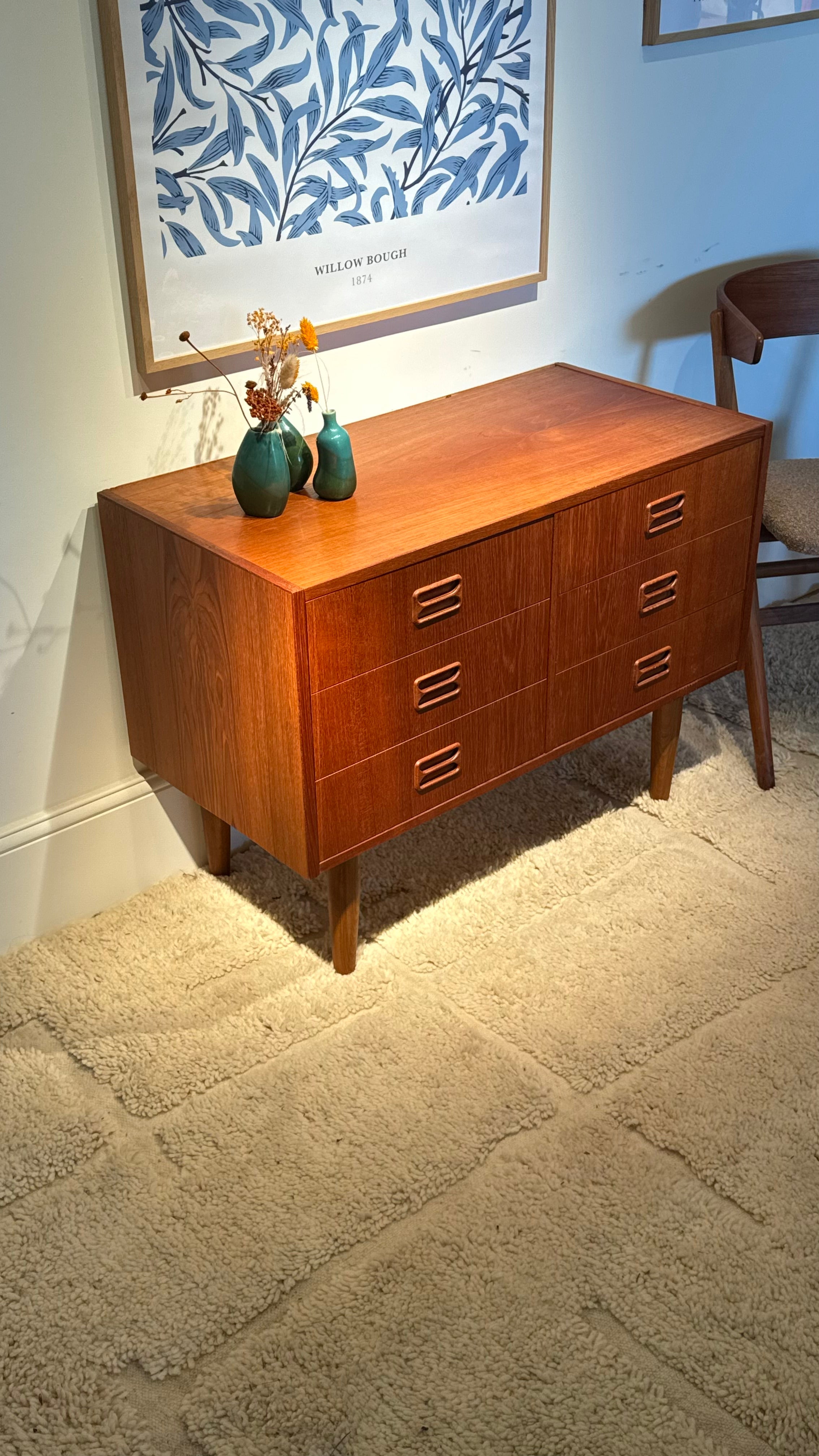 Enfilade scandinave vintage en teck "Ellen"