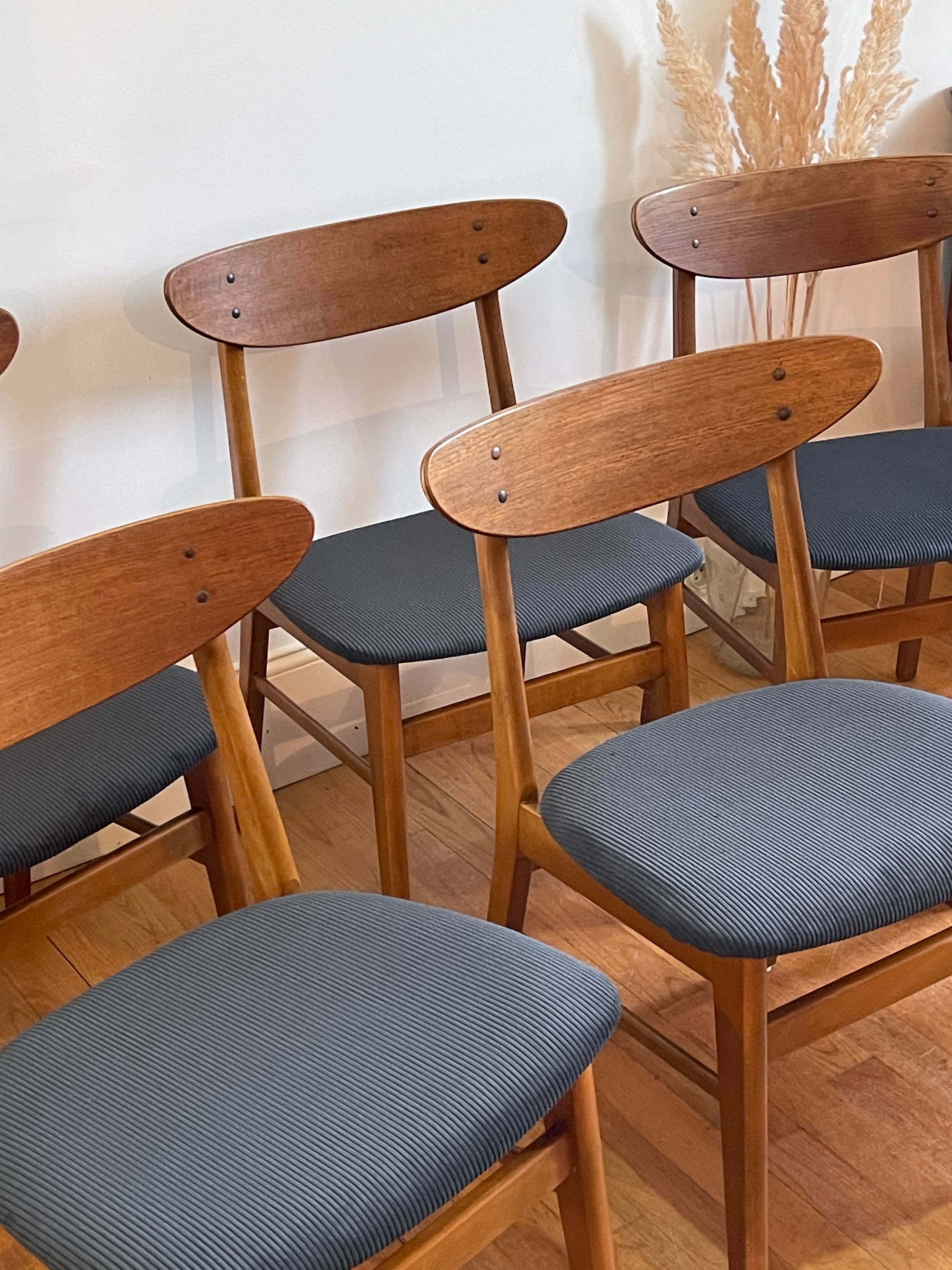 Précommande | Chaises scandinaves vintage Farstrup 210 "Alma" personnalisables