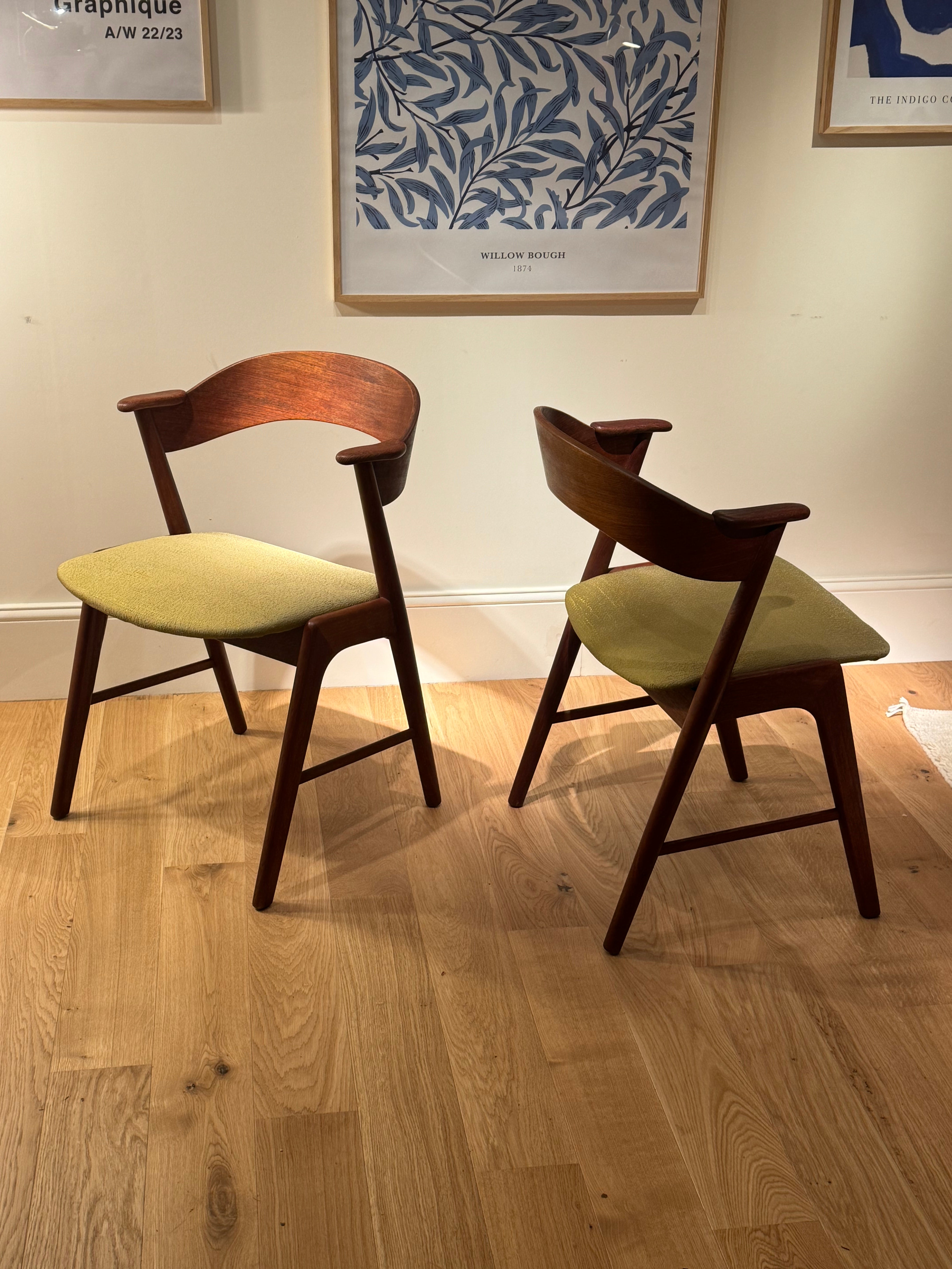 Paire de chaises scandinaves vintage KS21 – Korup Stolefabrik, Danemark, années 1960